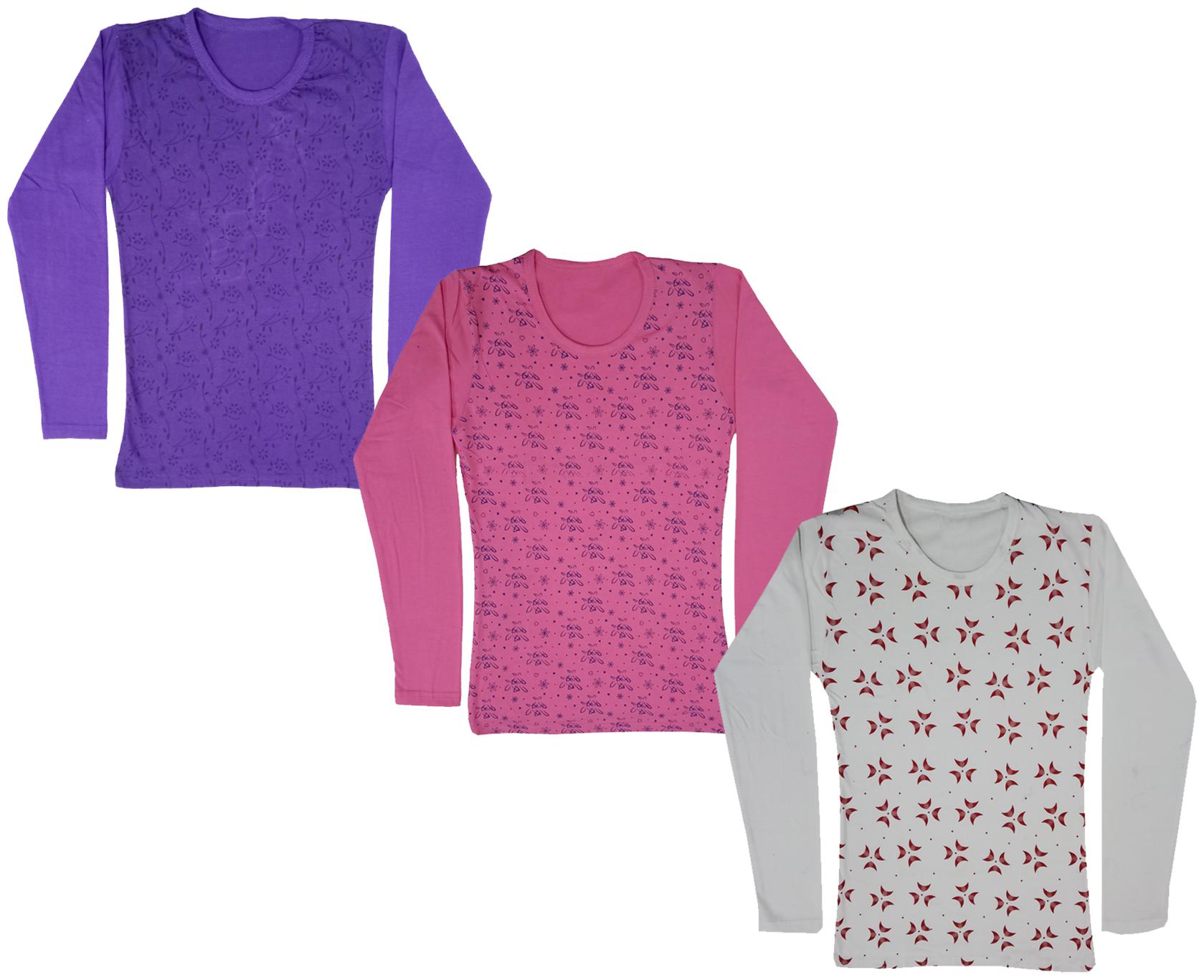 

Indiweaves Girl Cotton Printed T shirt - Multi