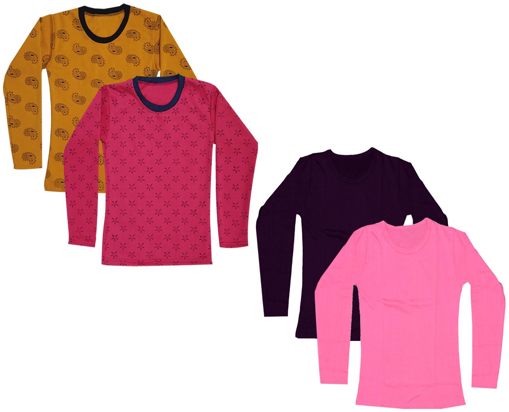 

Indiweaves Girl Cotton Printed T shirt - Multi
