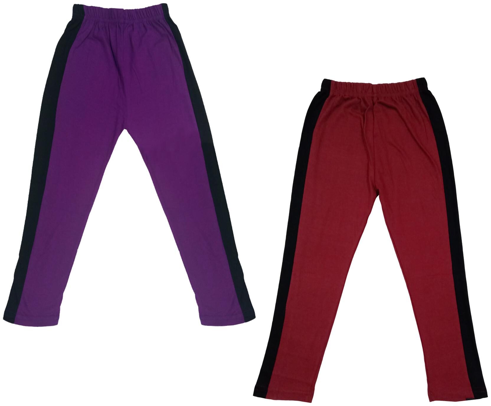 

Indiweaves Girl Cotton Solid Capri - Multi