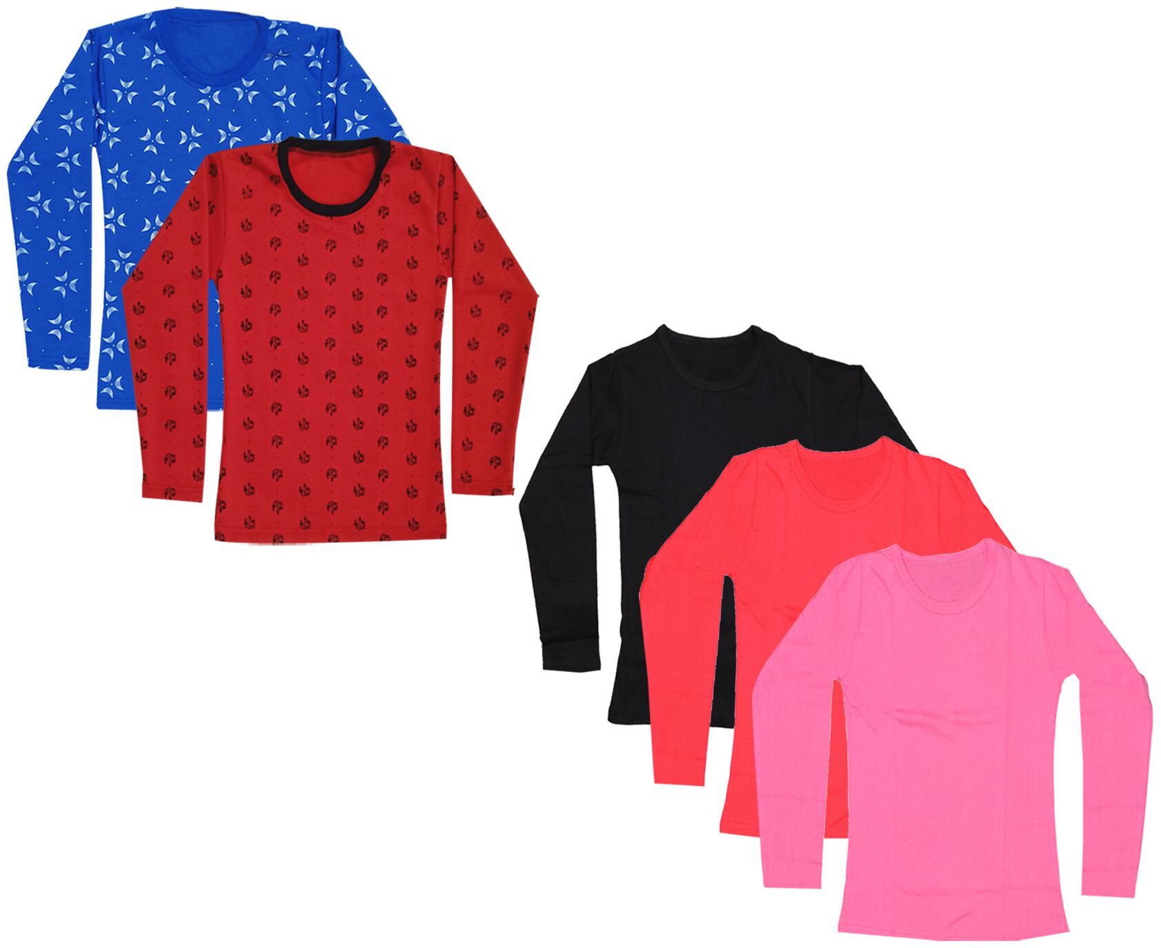 

Indiweaves Girl Cotton Printed T shirt - Multi