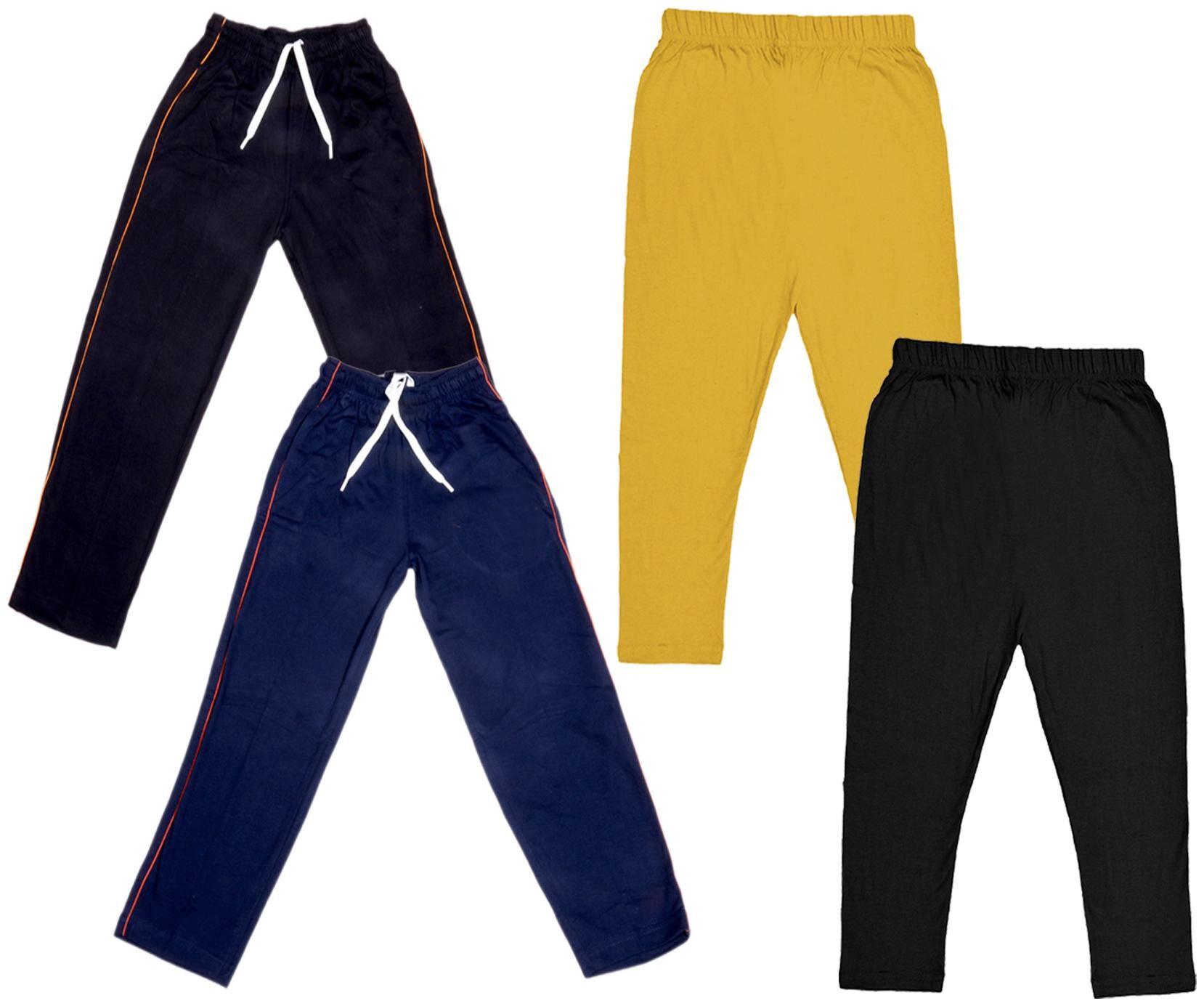 

Indiweaves Girl Cotton Solid Capri - Multi