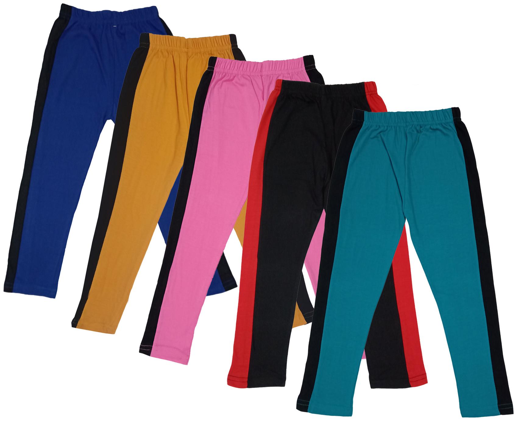

Indiweaves Girl Cotton Solid Capri - Multi