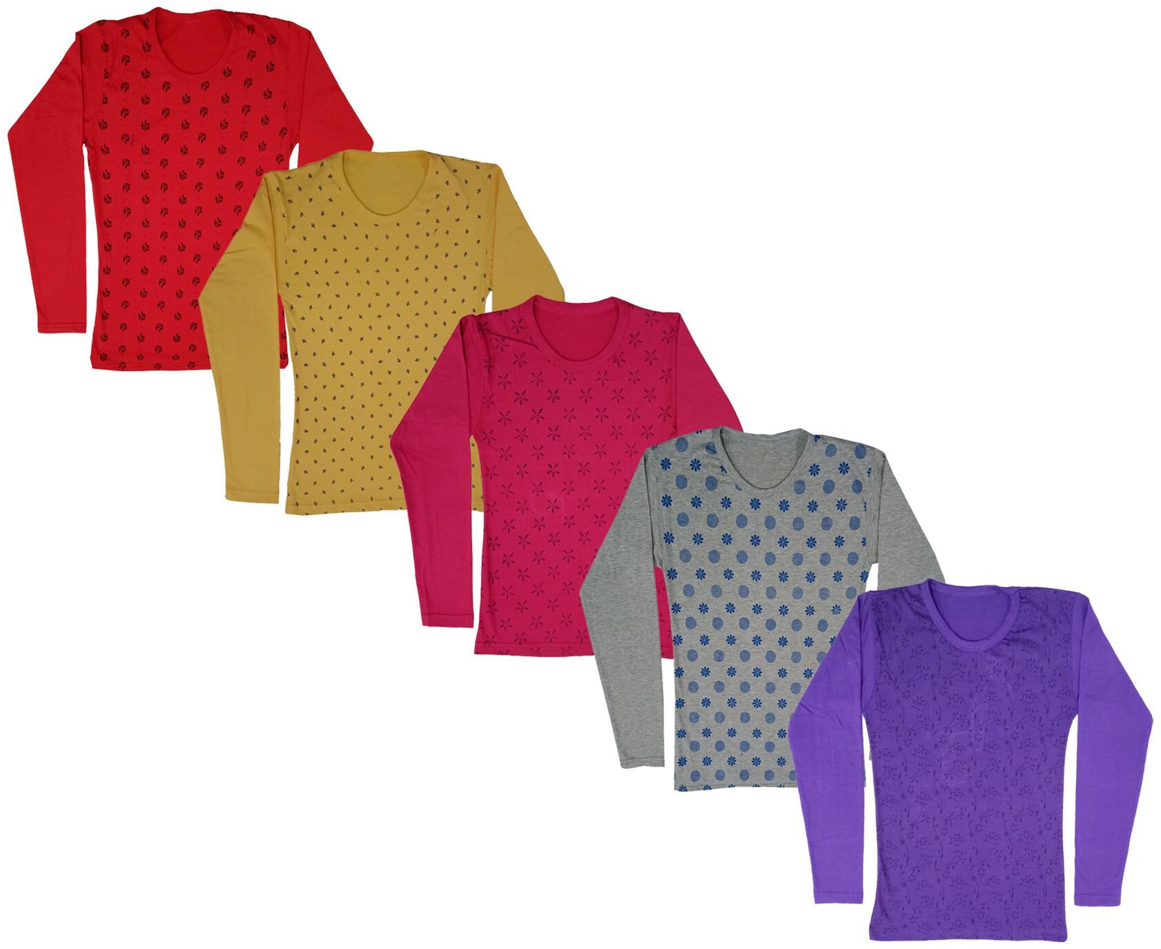 

Indiweaves Girl Cotton Printed T shirt - Multi