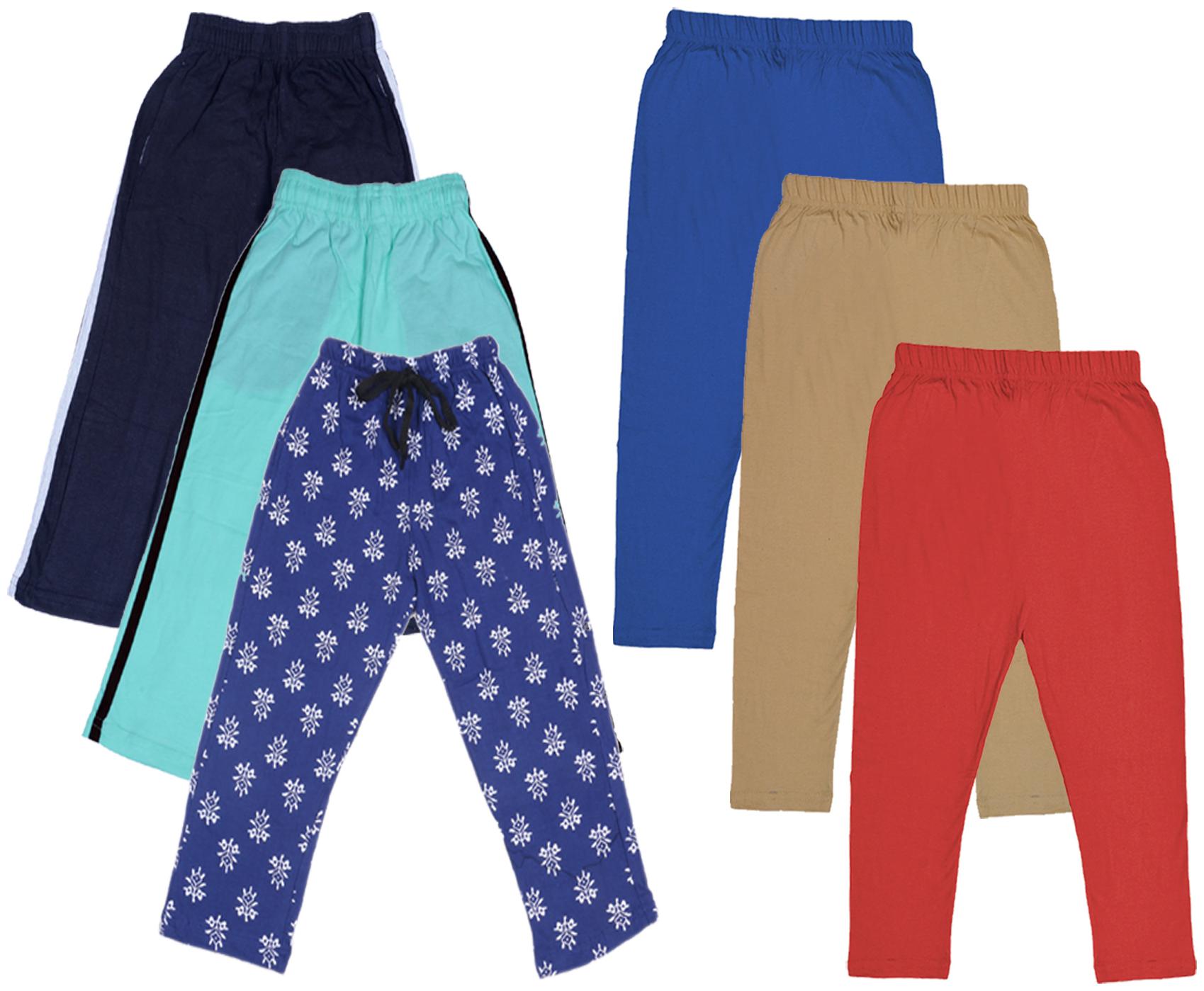 

Indiweaves Girl Cotton Solid Capri - Multi