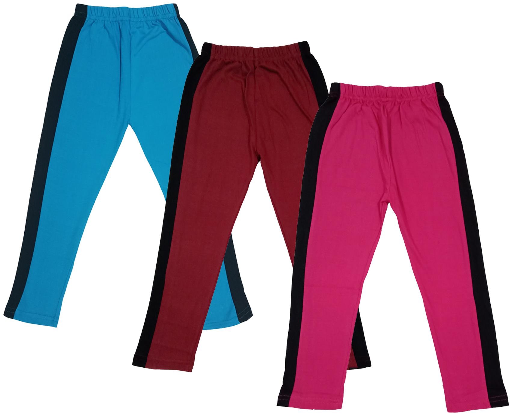 

Indiweaves Girl Cotton Solid Capri - Multi
