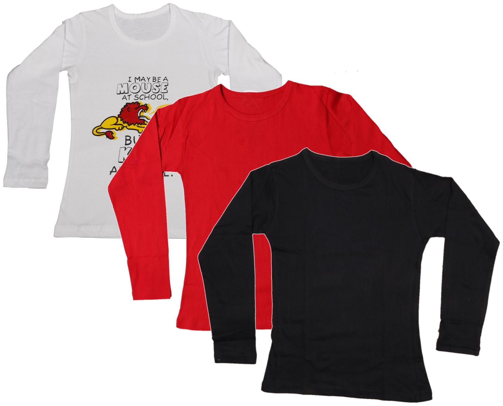

Indiweaves Girl Cotton Printed T shirt - Multi