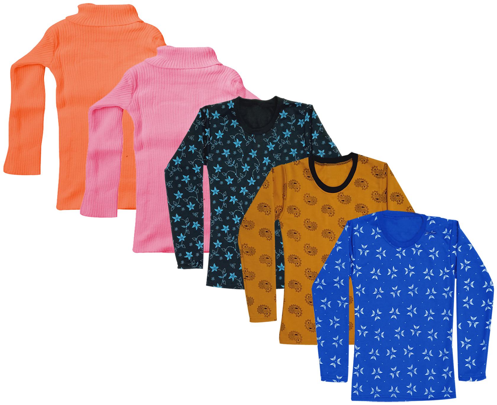 

Indiweaves Girl Wool Printed T shirt - Multi