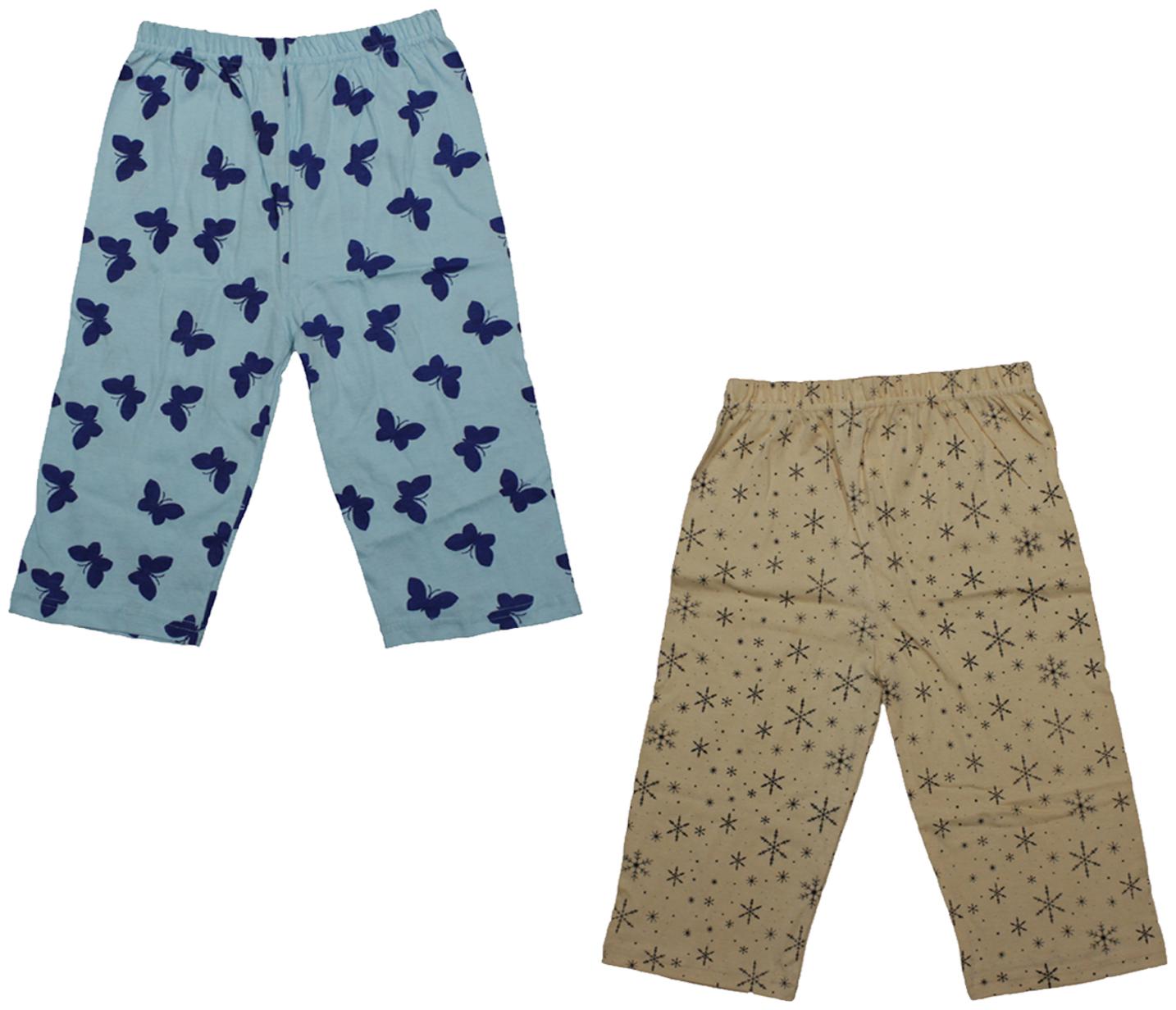 

Indiweaves Girl Cotton Printed Capri - Multi