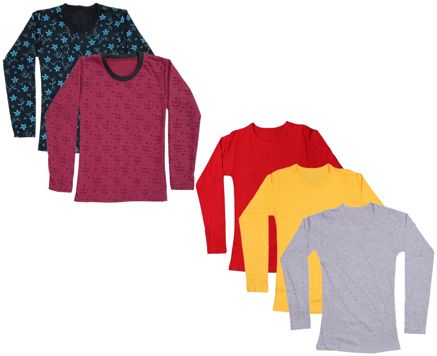 

Indiweaves Girl Cotton Printed T shirt - Multi