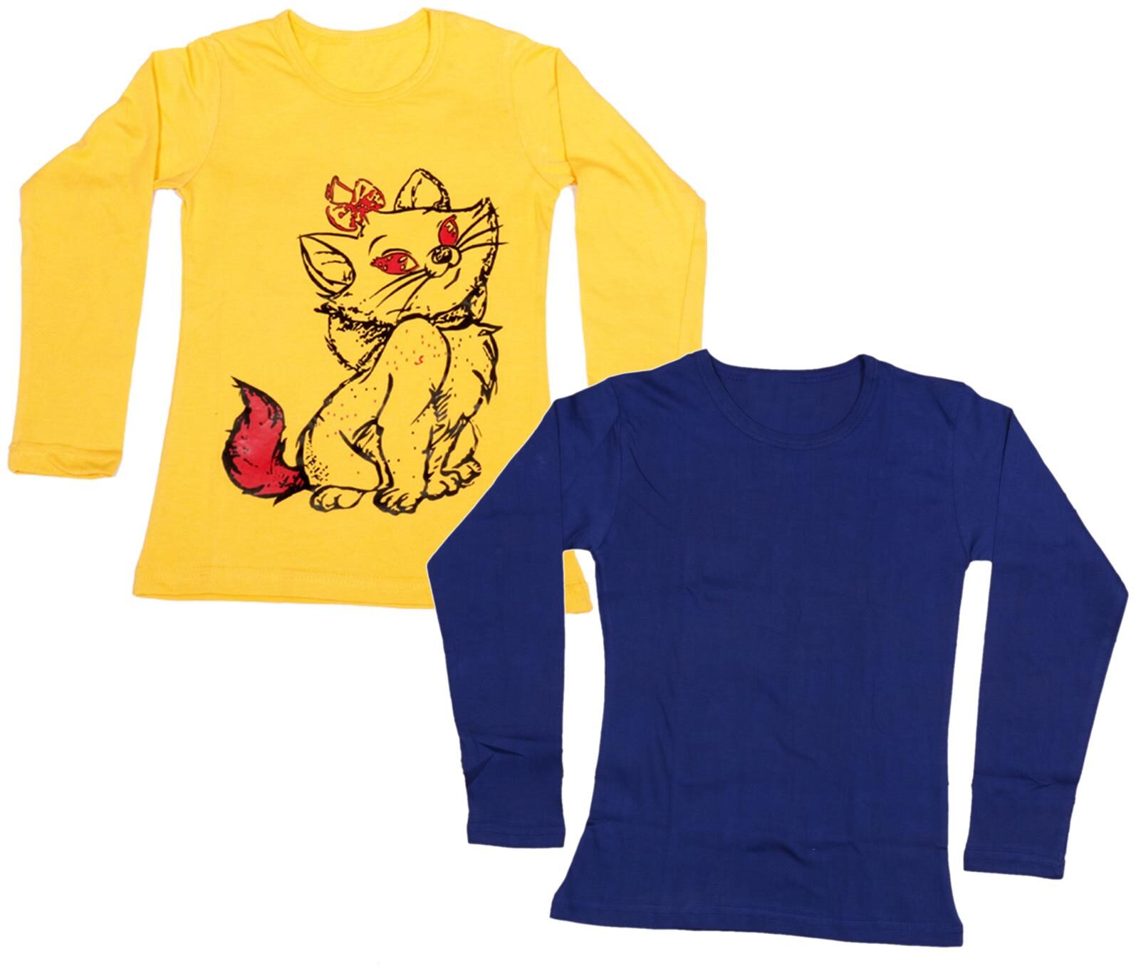 

Indiweaves Girl Cotton Printed T shirt - Multi