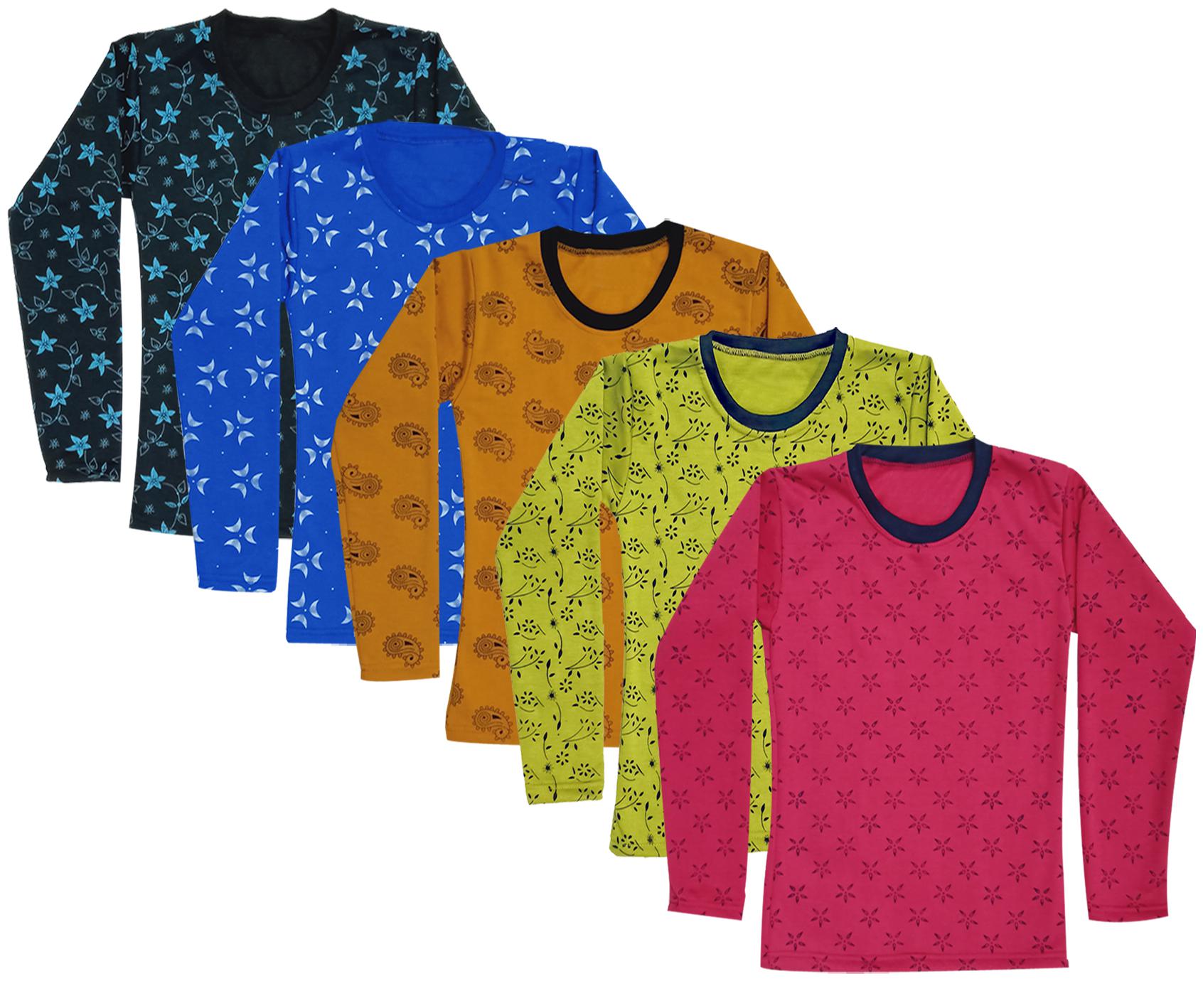 

Indiweaves Girl Wool Printed T shirt - Multi