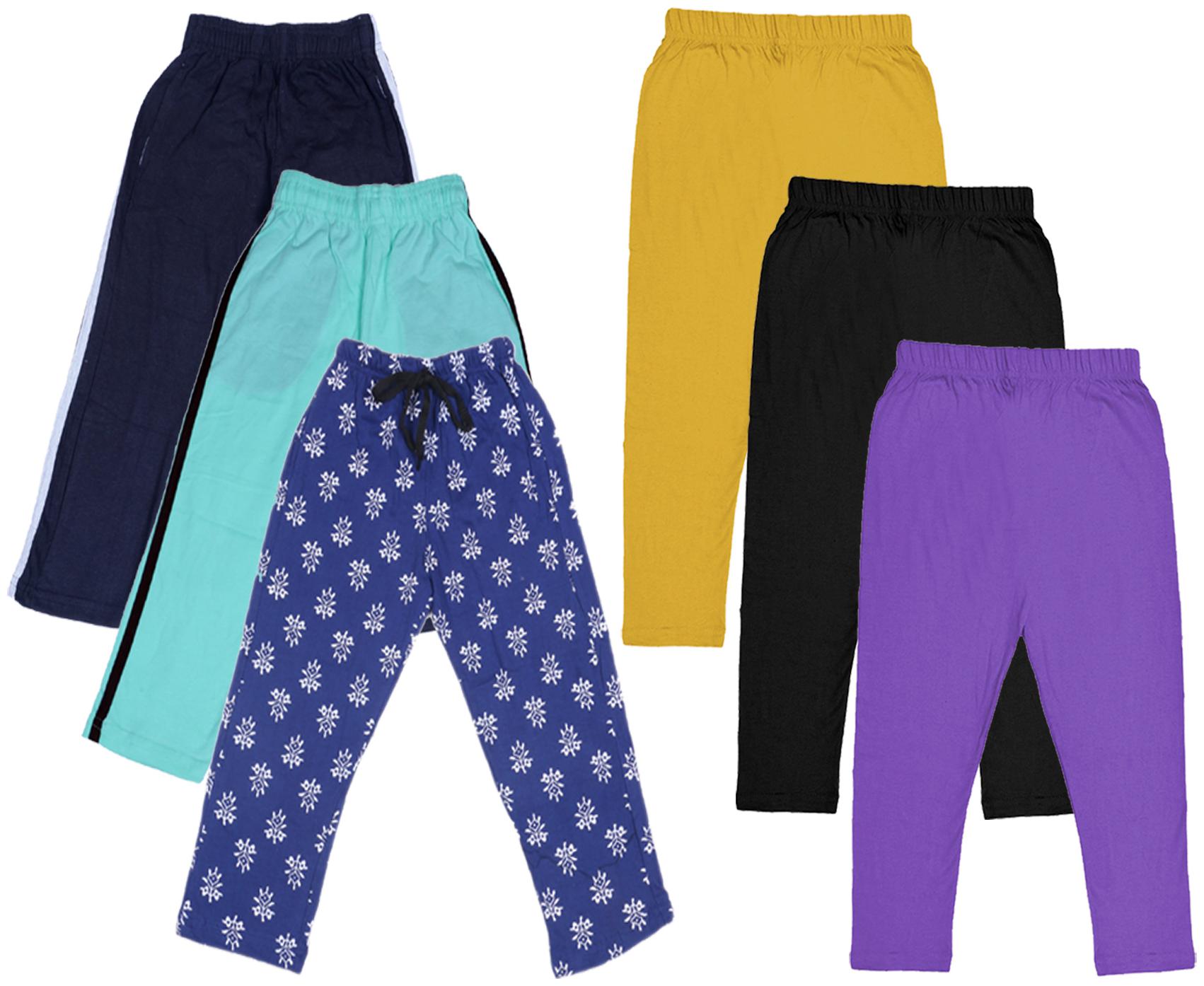 

Indiweaves Girl Cotton Solid Capri - Multi