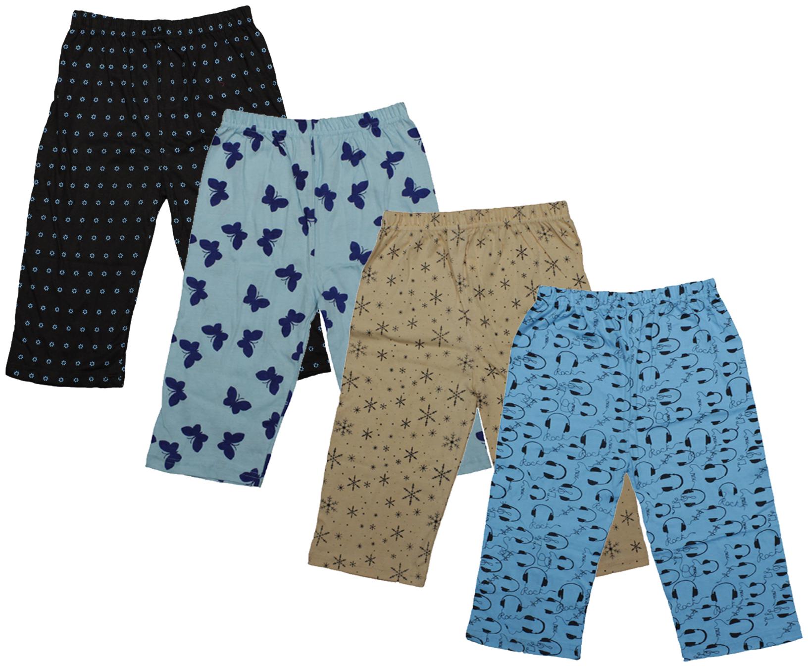 

Indiweaves Girl Cotton Printed Capri - Multi