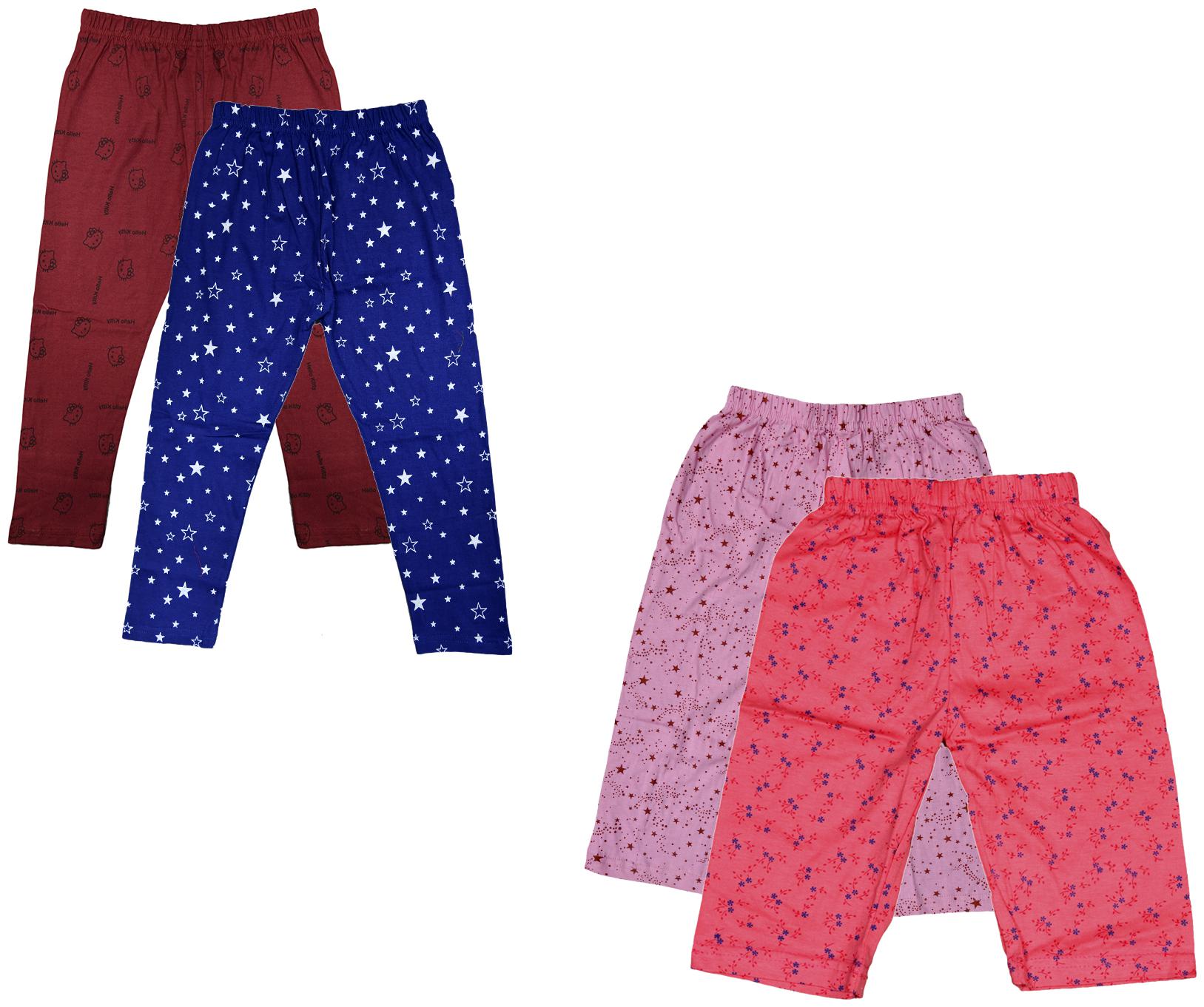

Indiweaves Girl Cotton Printed Capri - Multi