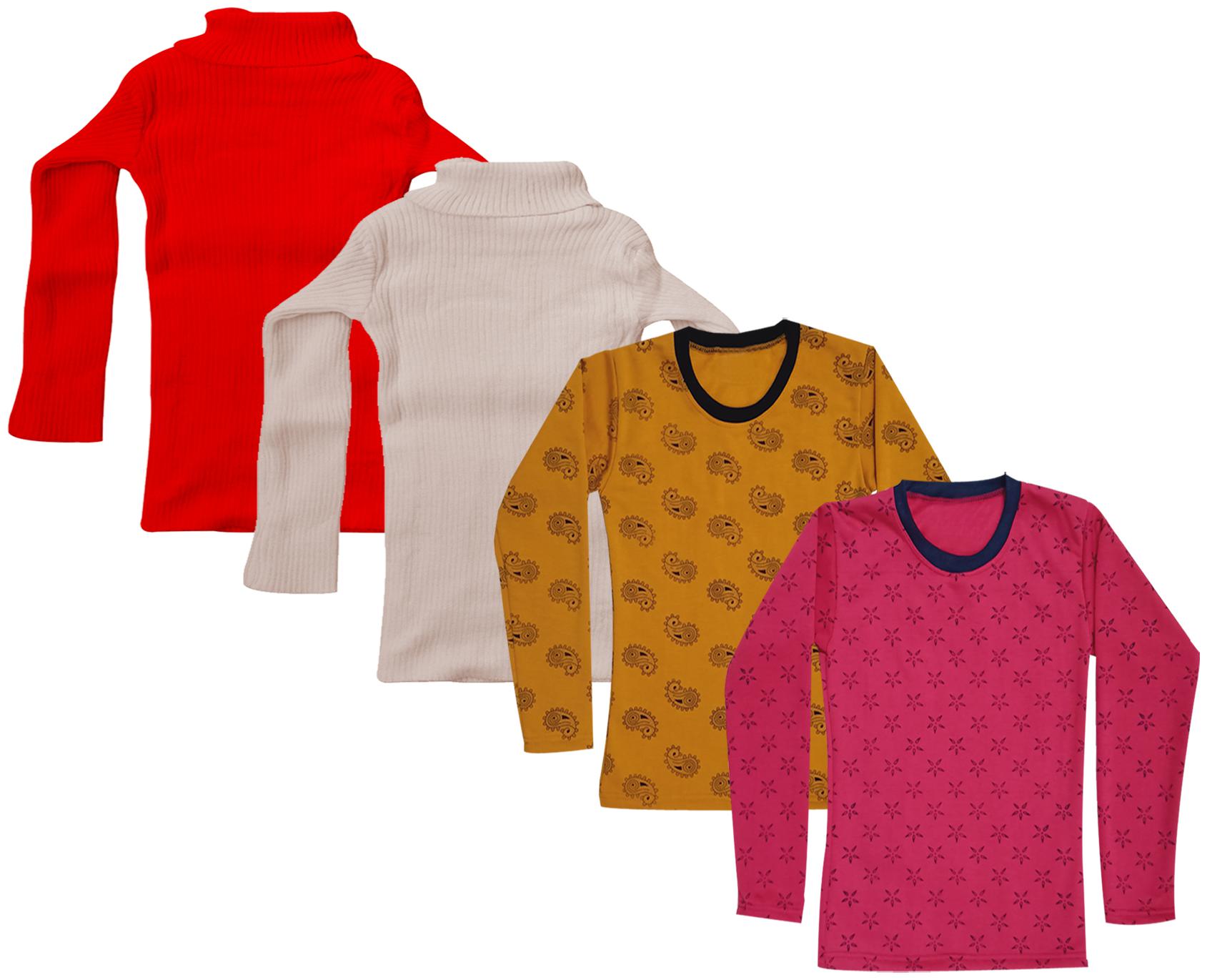 

Indiweaves Girl Wool Printed T shirt - Multi