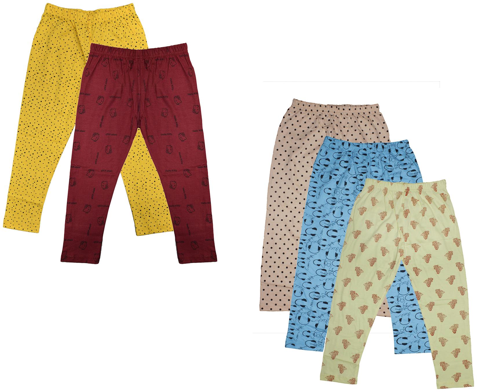 

Indiweaves Girl Cotton Printed Capri - Multi
