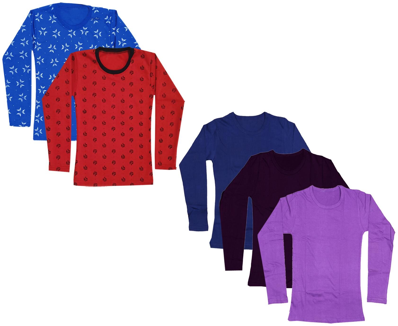 

Indiweaves Girl Cotton Printed T shirt - Multi