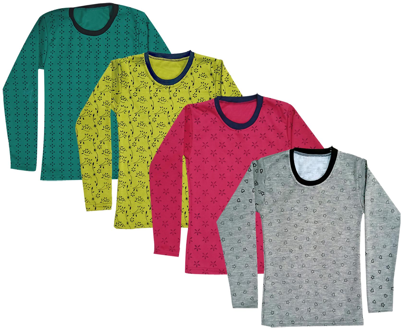 

Indiweaves Girl Wool Printed T shirt - Multi