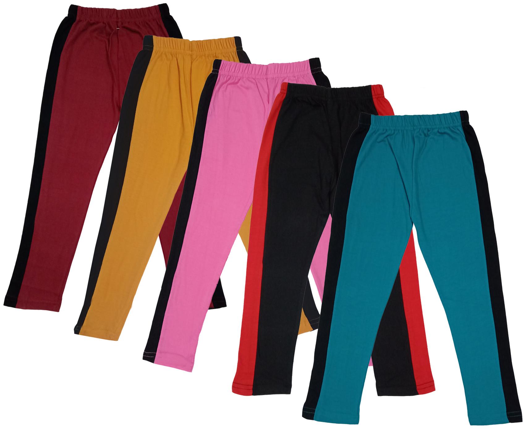 

Indiweaves Girl Cotton Solid Capri - Multi