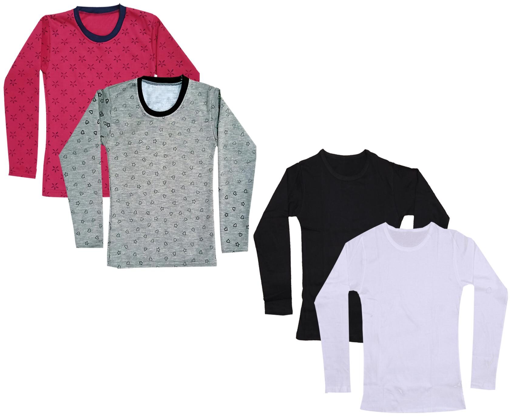 

Indiweaves Girl Cotton Printed T shirt - Multi