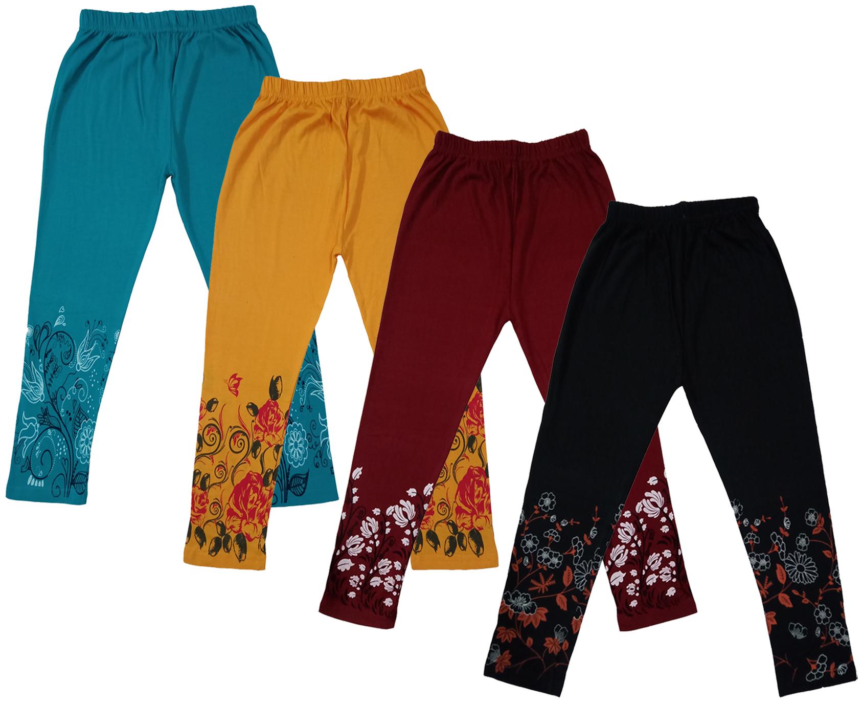 

Indiweaves Girl Cotton Printed Capri - Multi