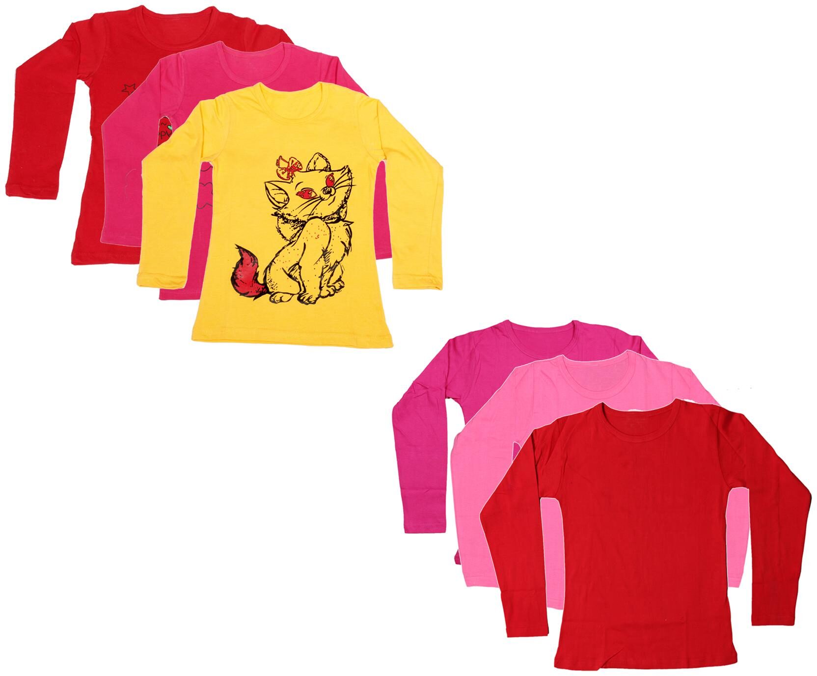 

Indiweaves Girl Cotton Printed T shirt - Multi