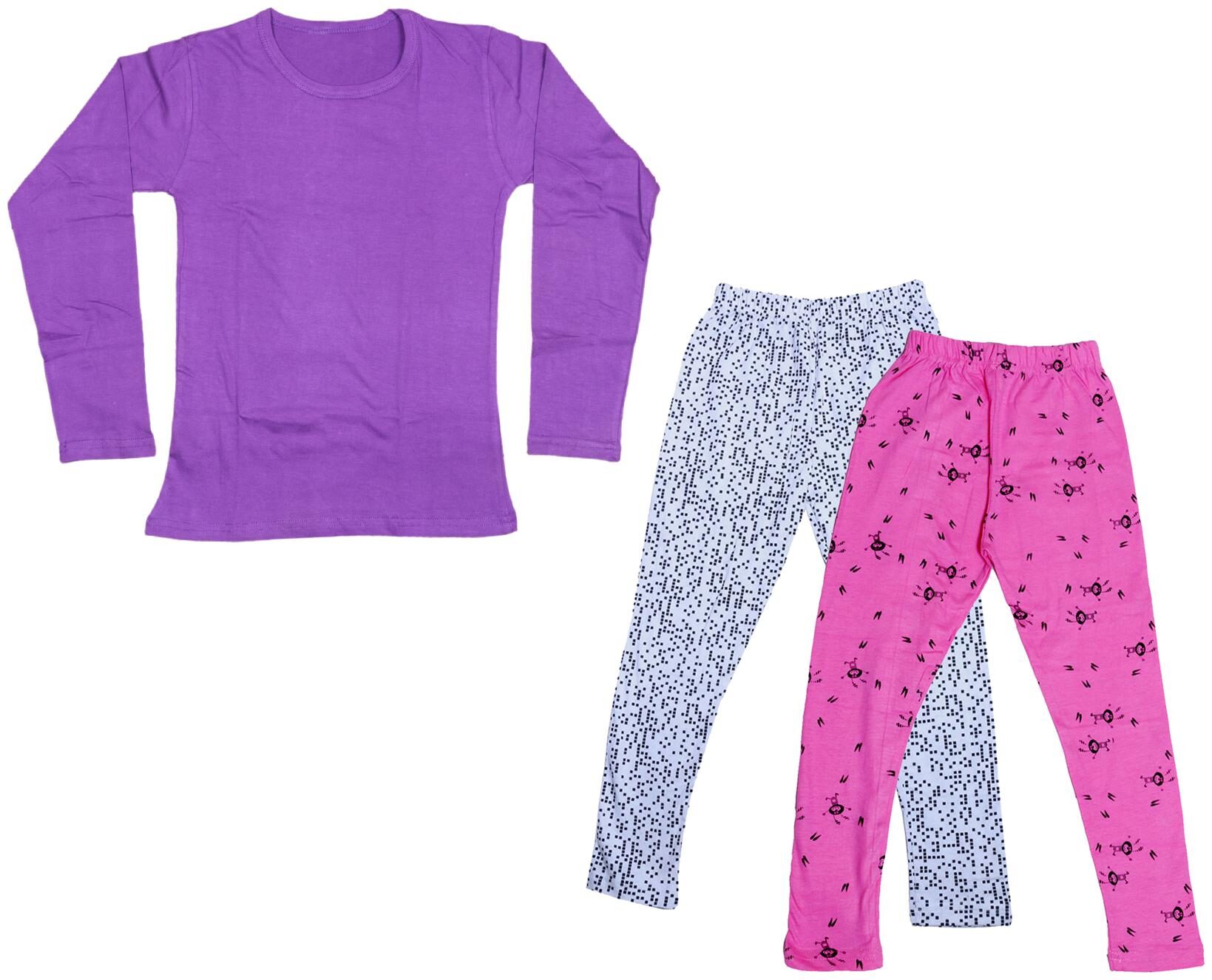

Indiweaves Girl Cotton Solid T shirt - Multi