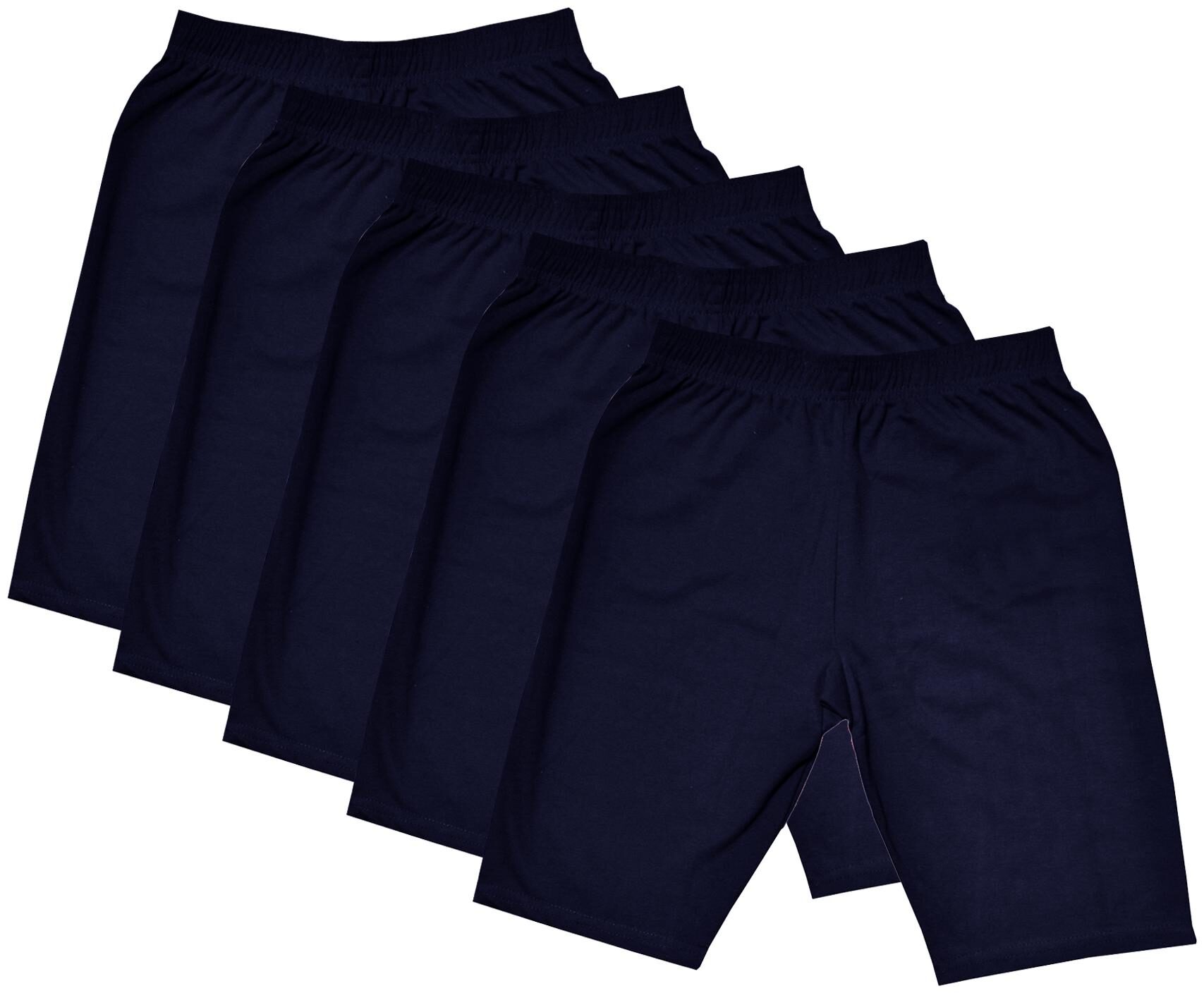

Indiweaves Girl Cotton Solid Regular shorts - Blue