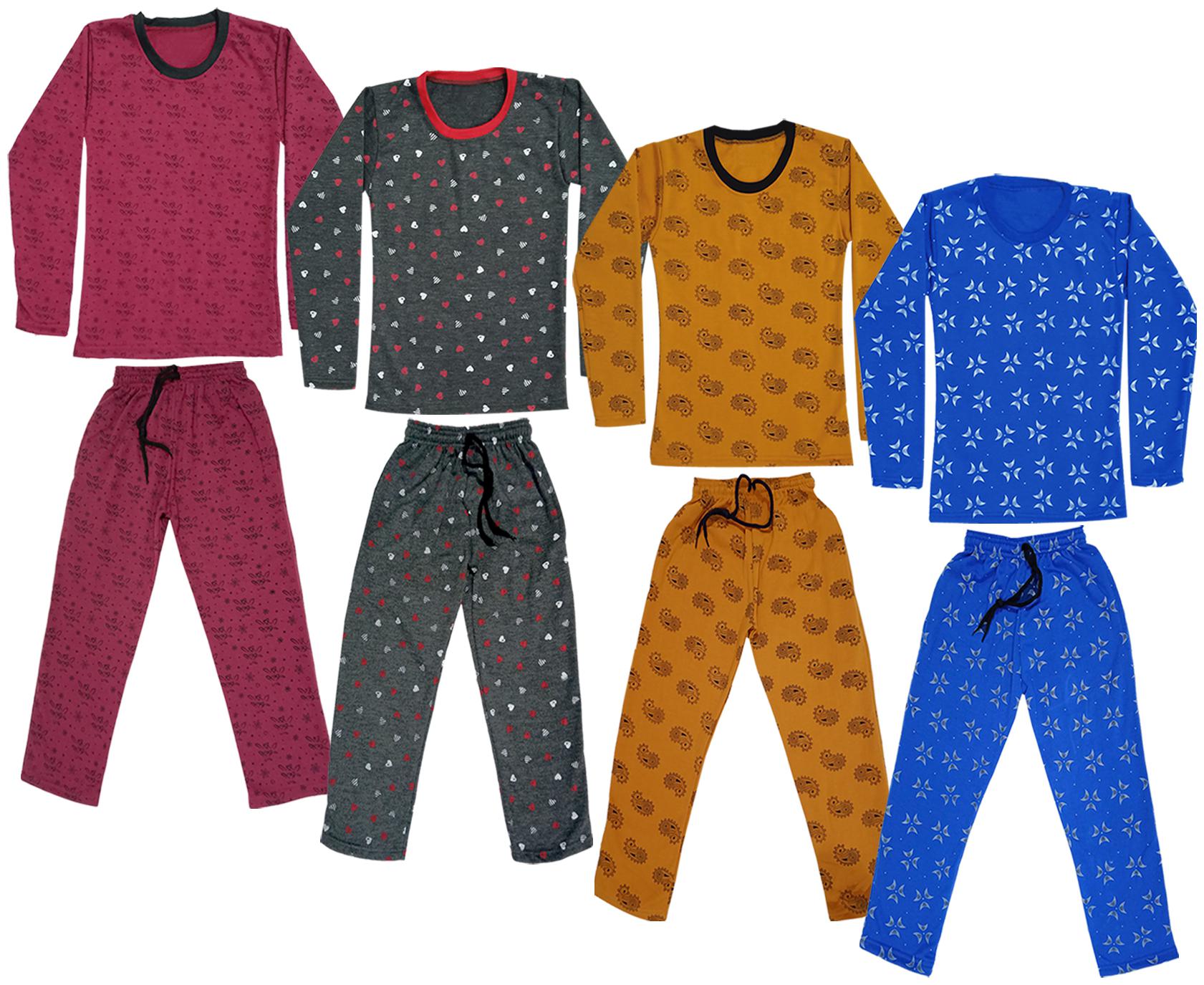 

Indiweaves Girl Wool Top Bottom Set - Multi