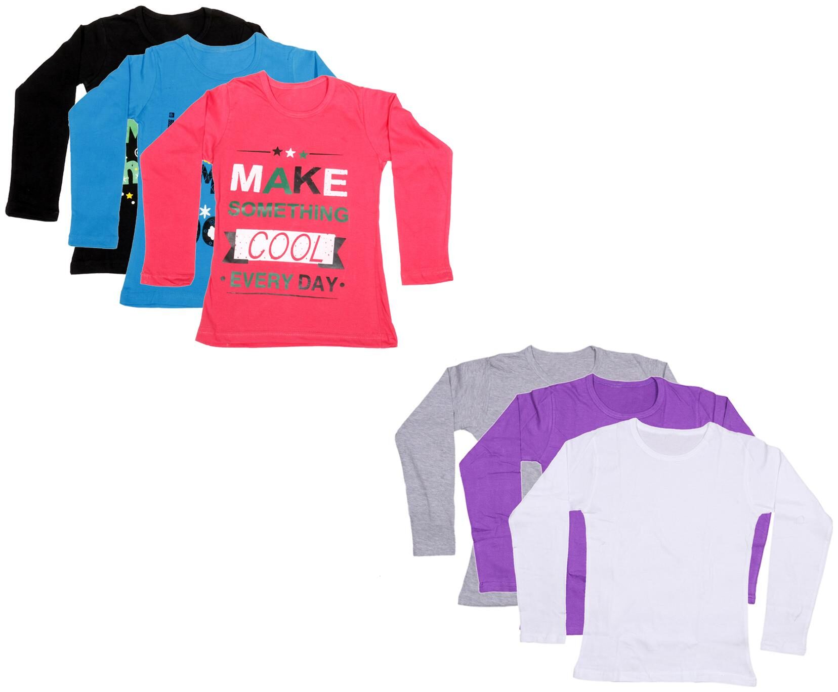 

Indiweaves Girl Cotton Printed T shirt - Multi