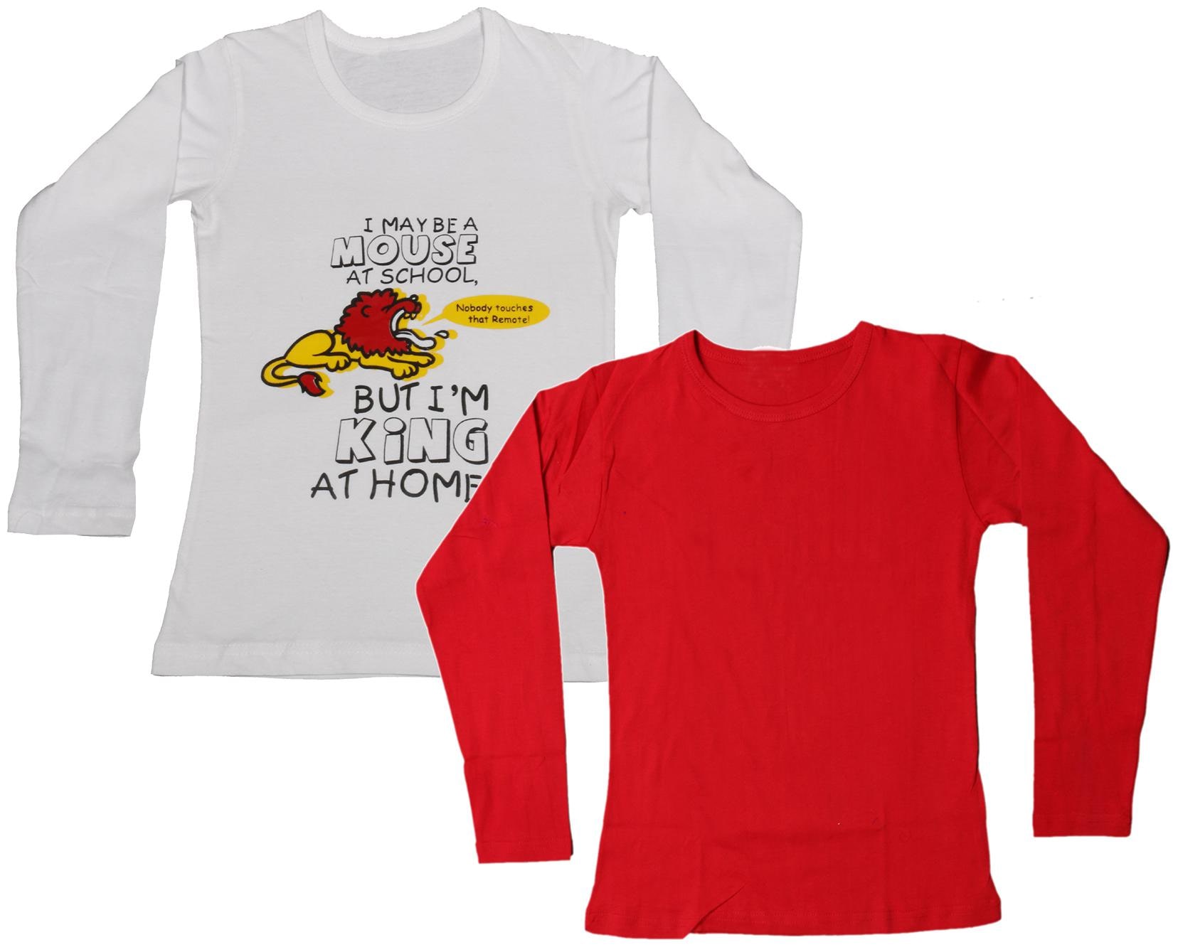 

Indiweaves Girl Cotton Printed T shirt - Multi