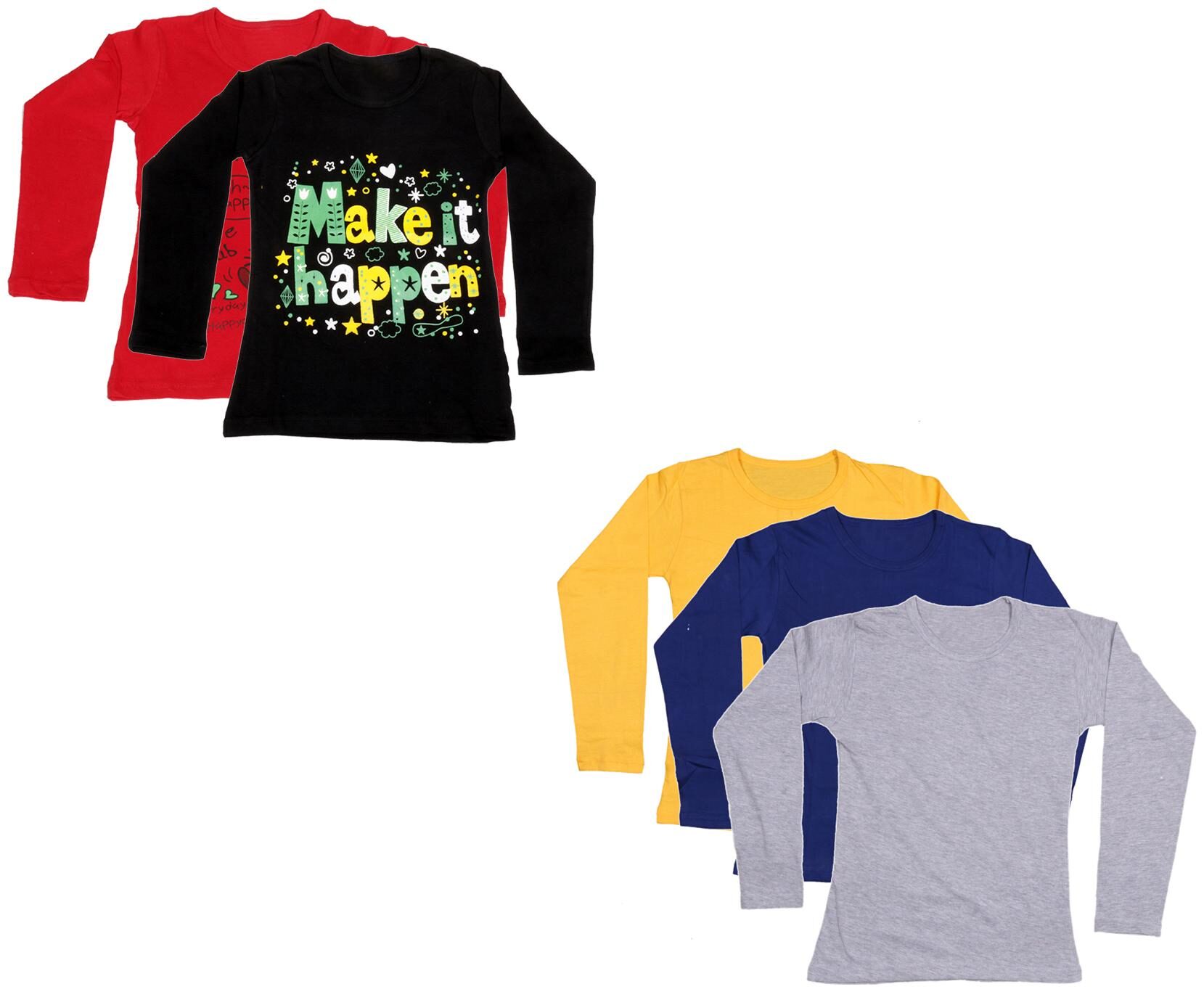 

Indiweaves Girl Cotton Printed T shirt - Multi