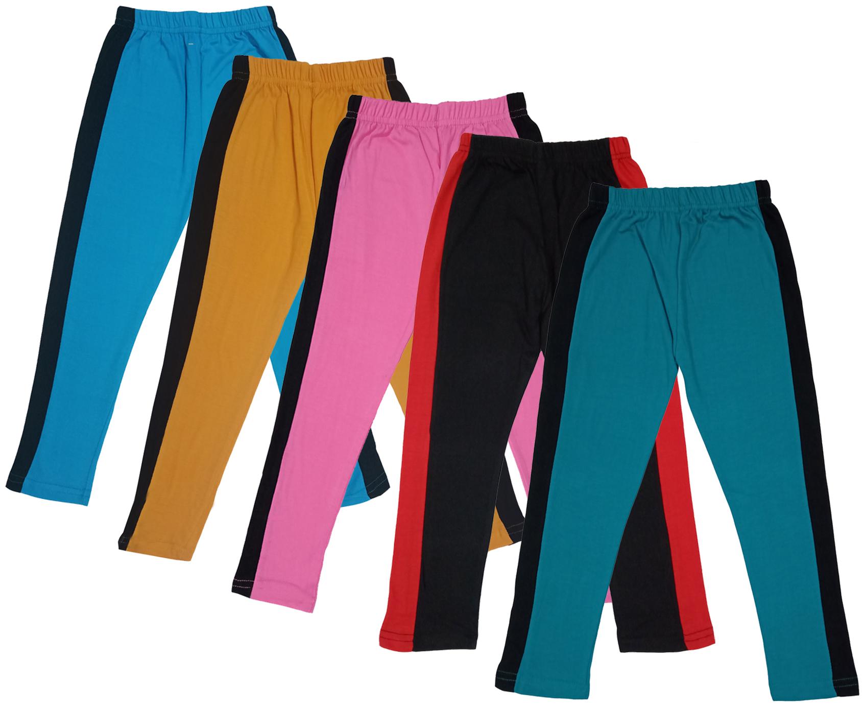 

Indiweaves Girl Cotton Solid Capri - Multi
