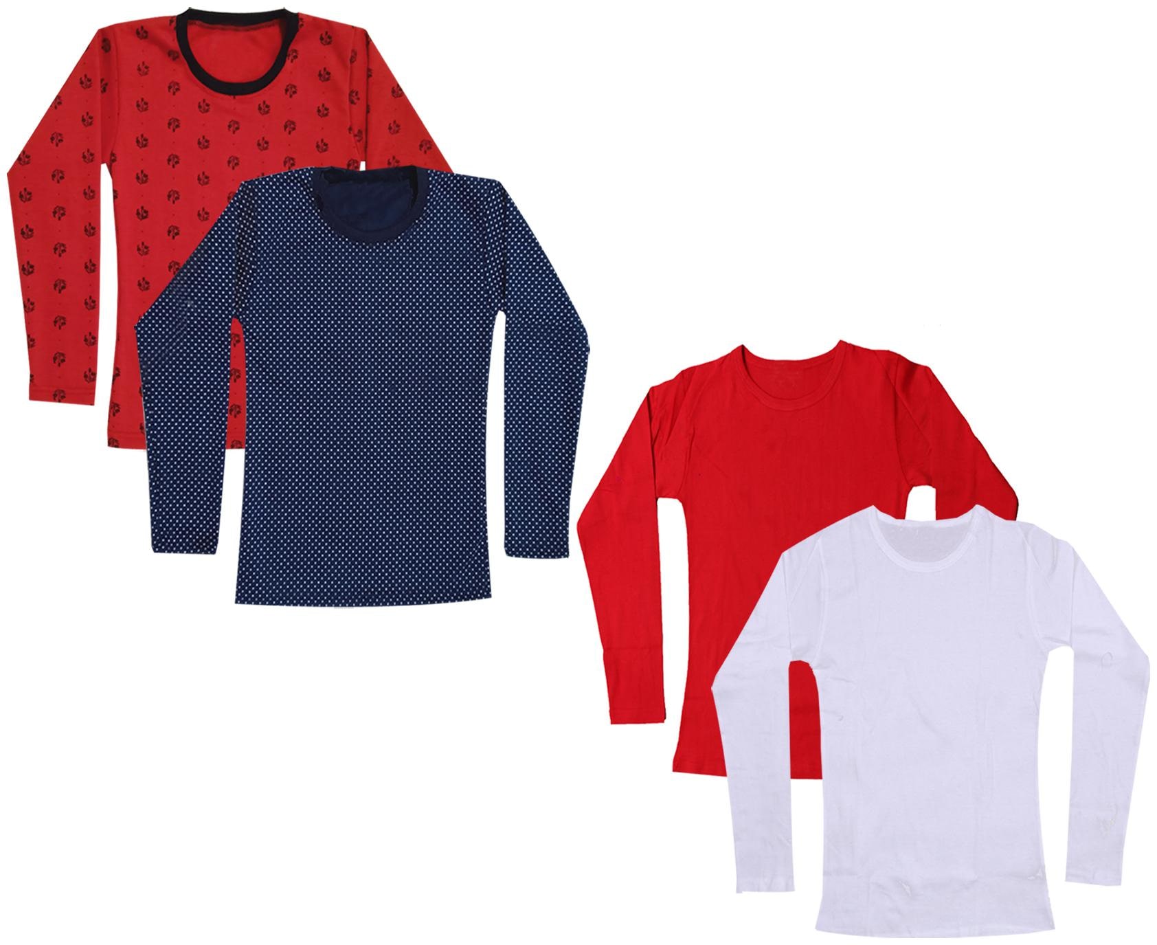 

Indiweaves Girl Cotton Printed T shirt - Multi