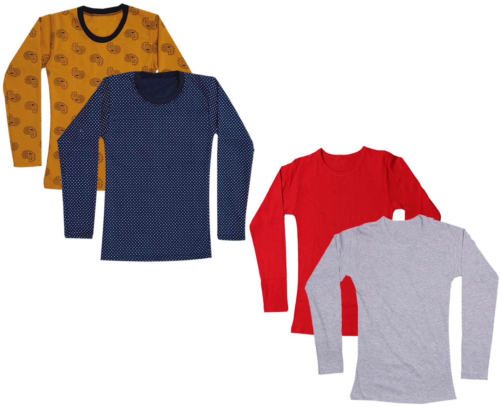 

Indiweaves Girl Cotton Printed T shirt - Multi