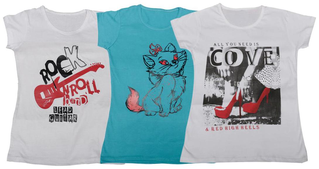 

Indiweaves Girl Cotton Solid T shirt - Multi