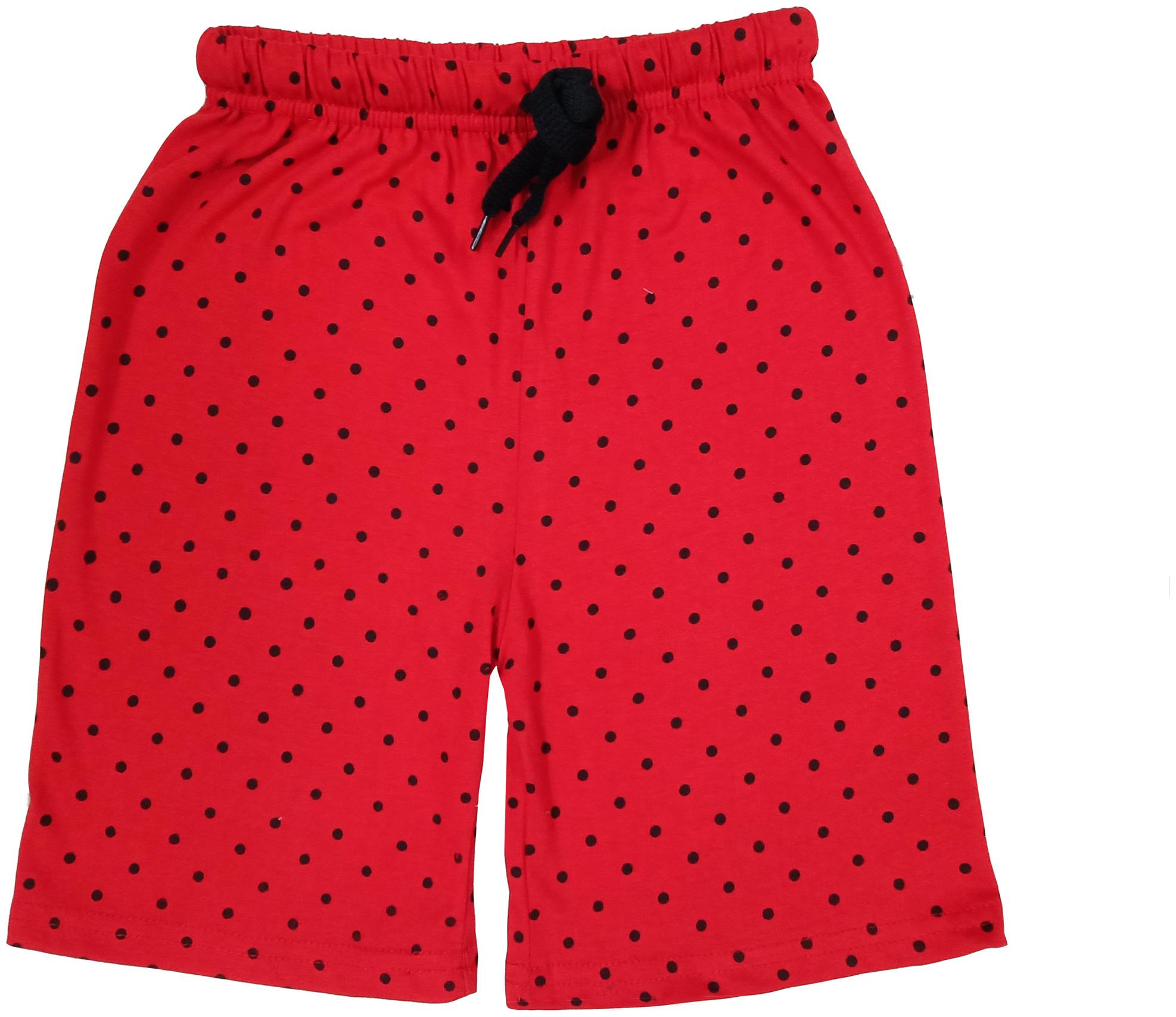 

IndiWeaves Girls Cotton Polka Dots Relaxed Fit Shorts (Pack of 1)