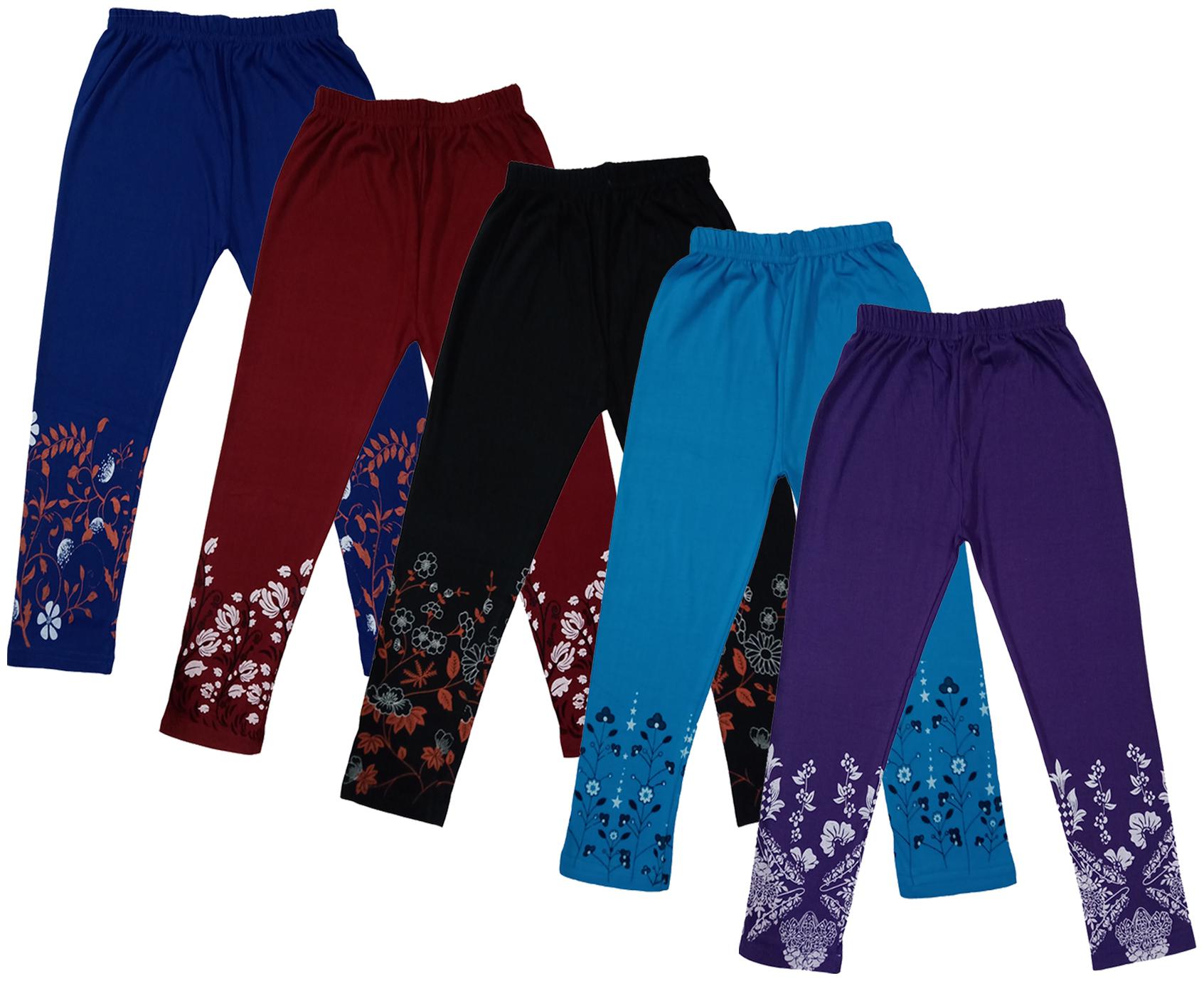 

Indiweaves Girl Cotton Printed Capri - Multi