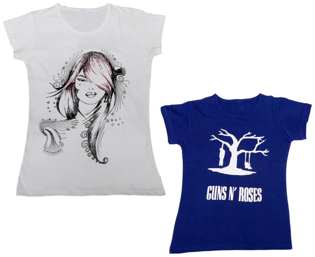 

Indiweaves Girl Cotton Printed T shirt - Multi