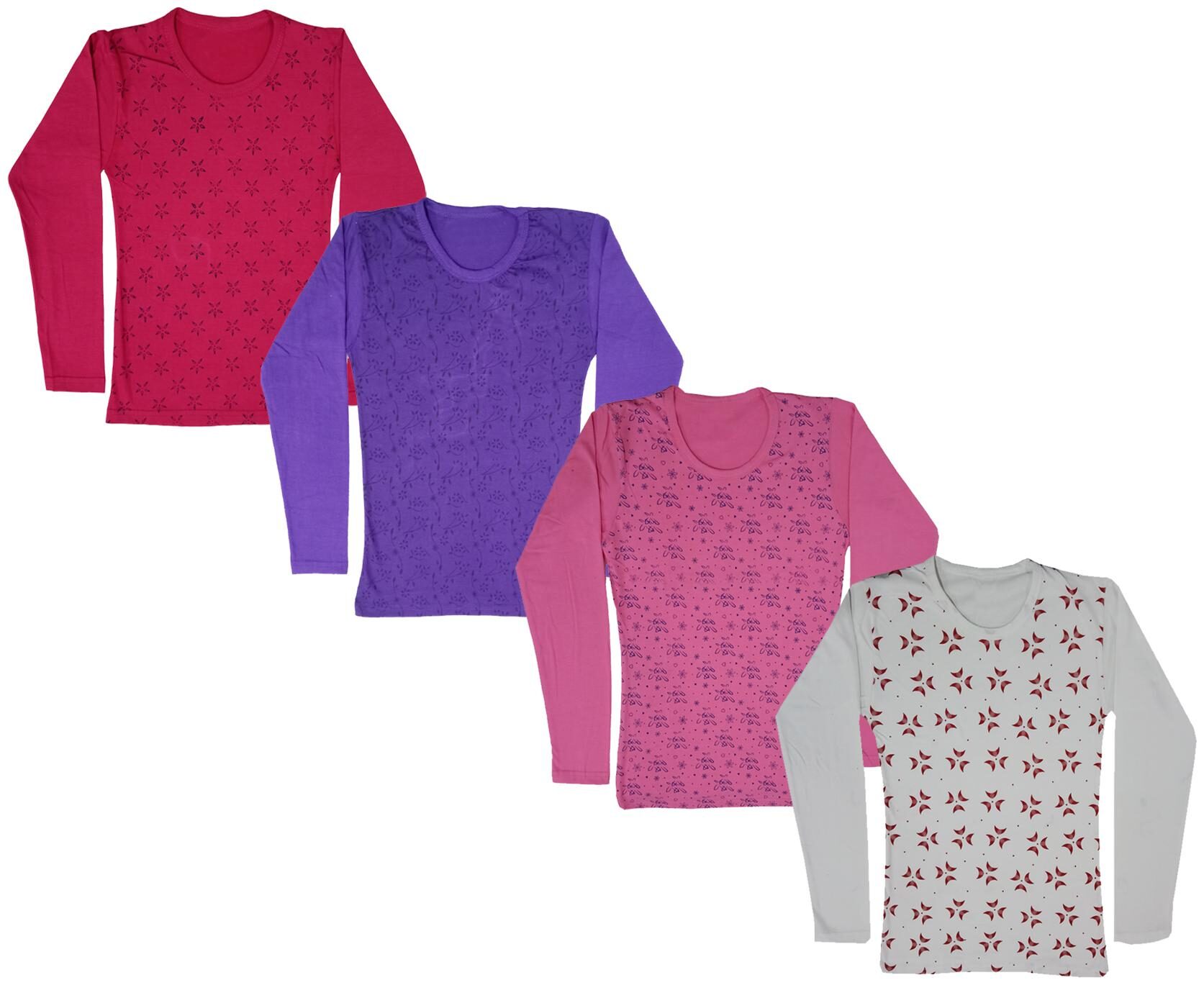 

Indiweaves Girl Cotton Printed T shirt - Multi