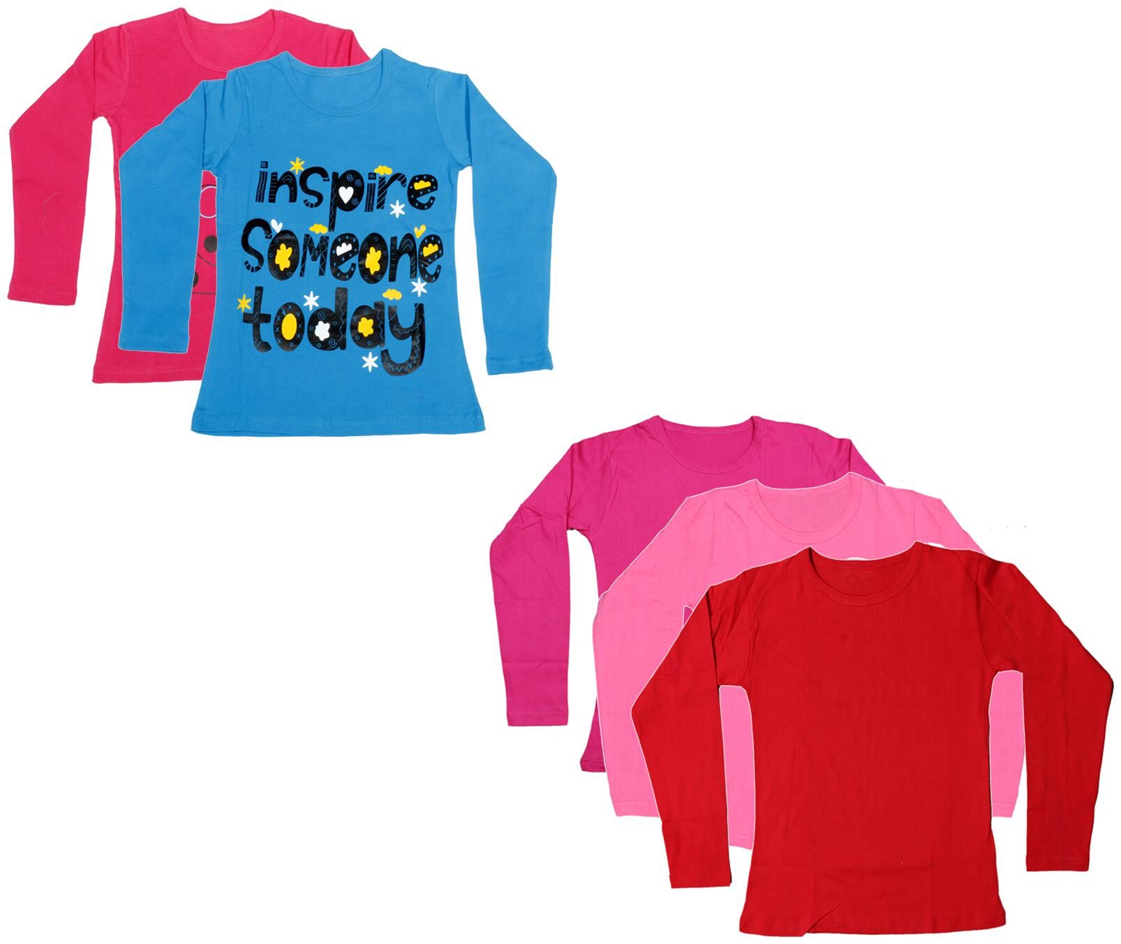 

Indiweaves Girl Cotton Printed T shirt - Multi