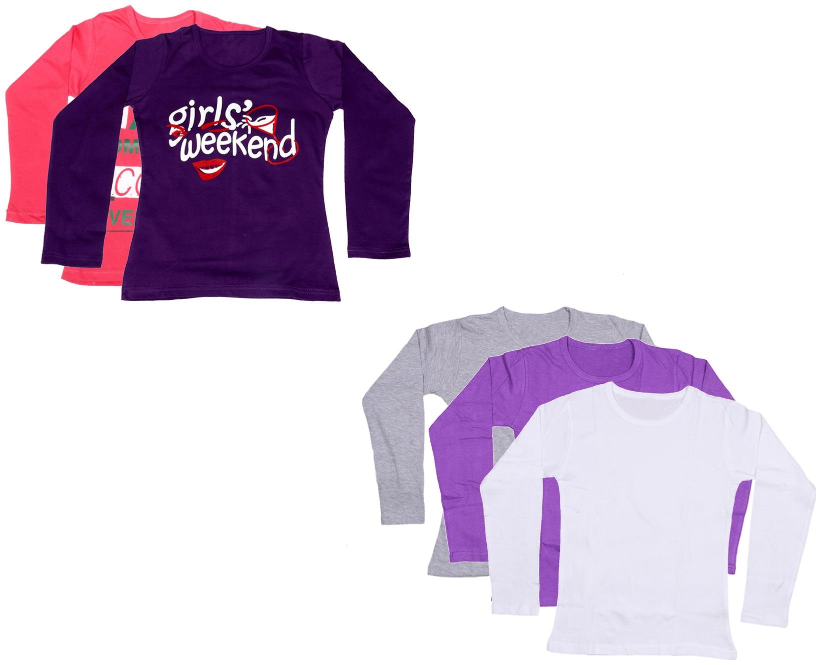 

Indiweaves Girl Cotton Printed T shirt - Multi