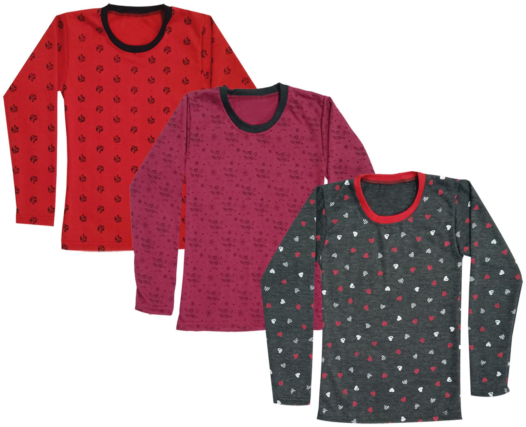 

Indiweaves Girl Wool Printed T shirt - Multi