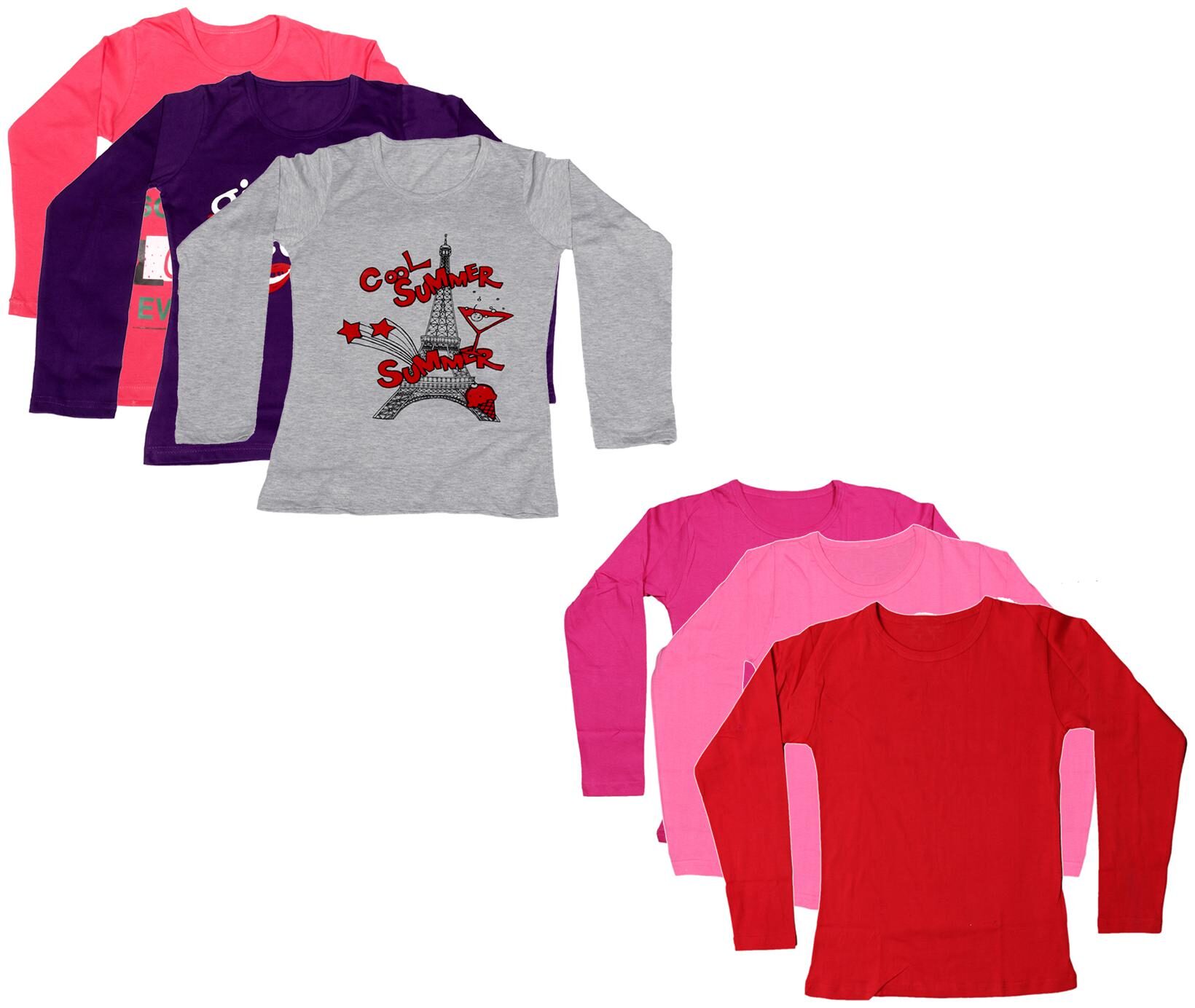 

Indiweaves Girl Cotton Printed T shirt - Multi