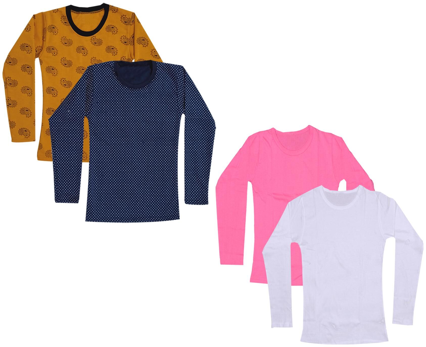 

Indiweaves Girl Cotton Printed T shirt - Multi