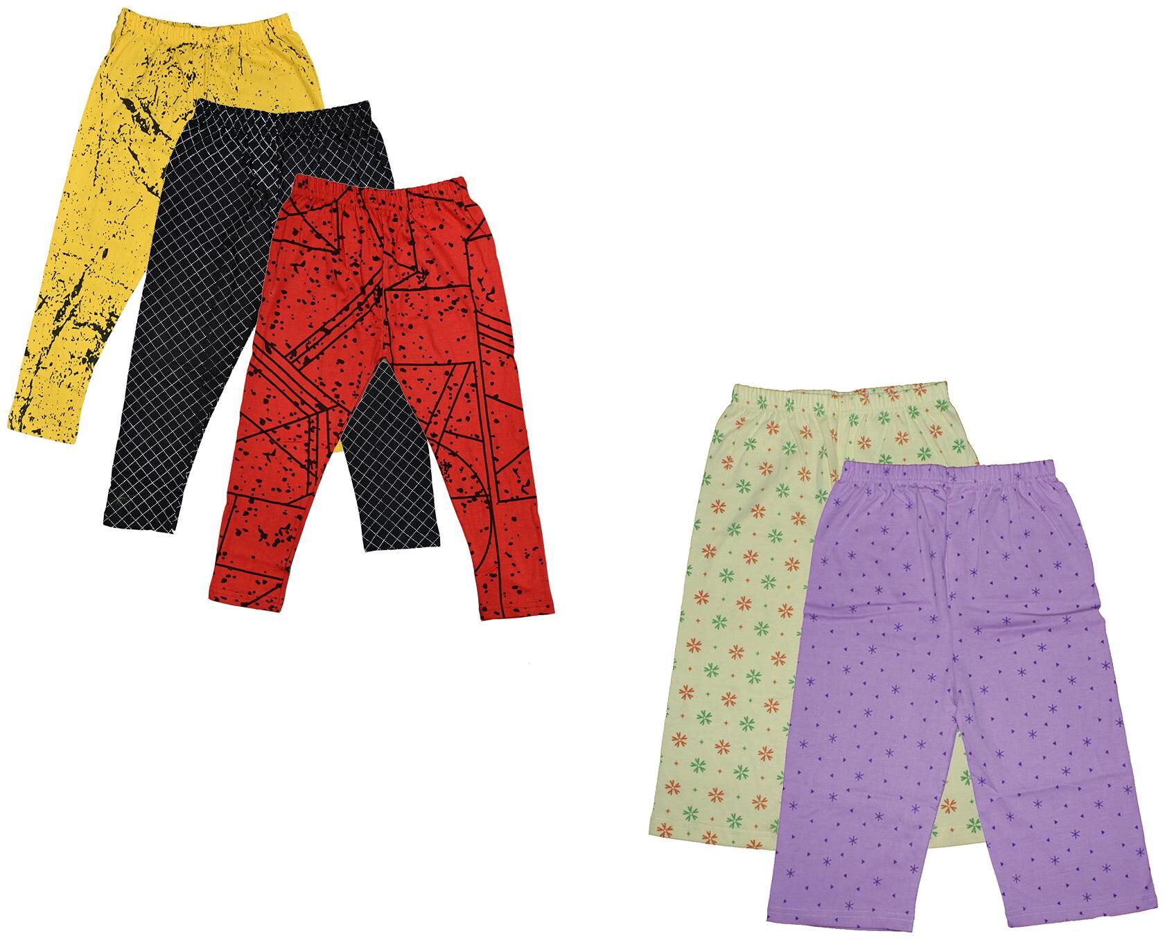 

Indiweaves Girl Cotton Printed Capri - Multi
