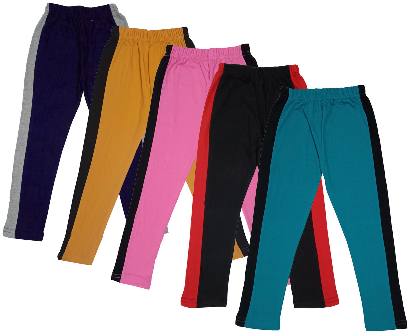 

Indiweaves Girl Cotton Solid Capri - Multi