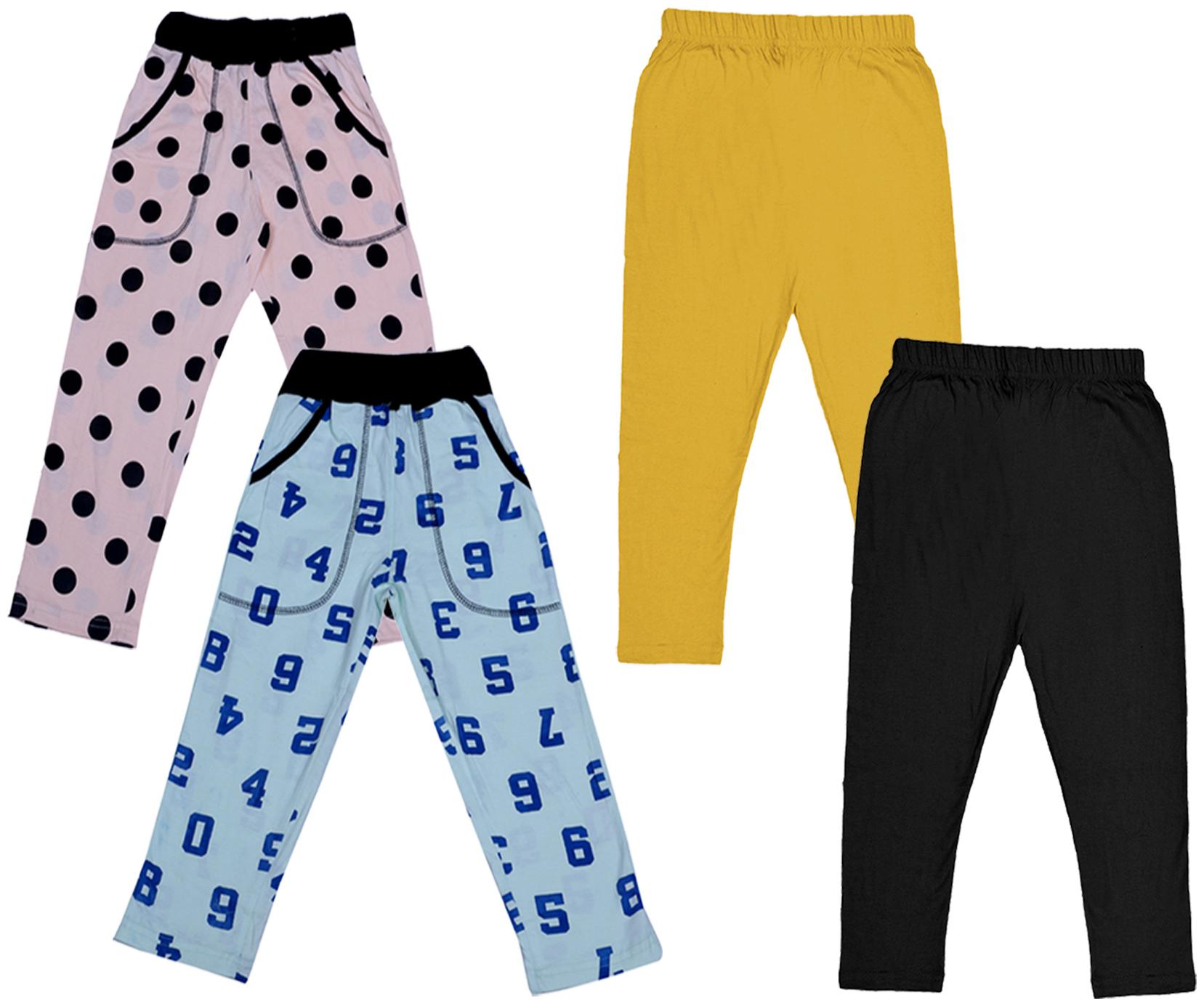 

Indiweaves Girl Cotton Solid Capri - Multi