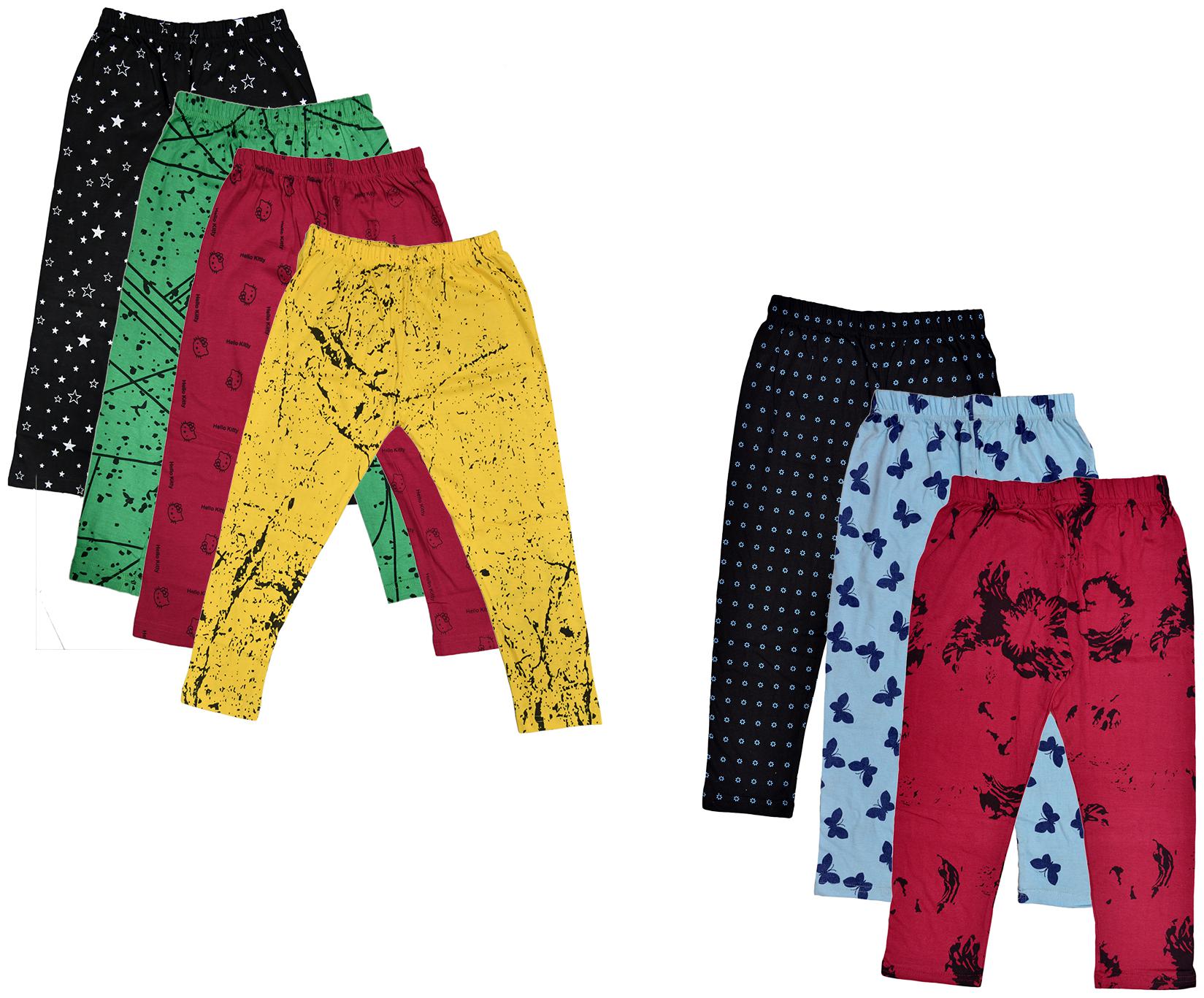 

Indiweaves Girl Cotton Printed Capri - Multi