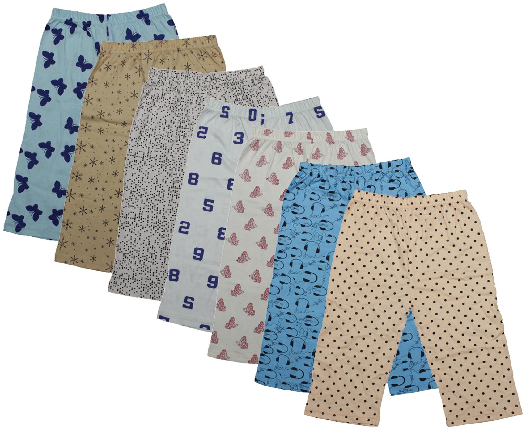 

Indiweaves Girl Cotton Printed Capri - Multi